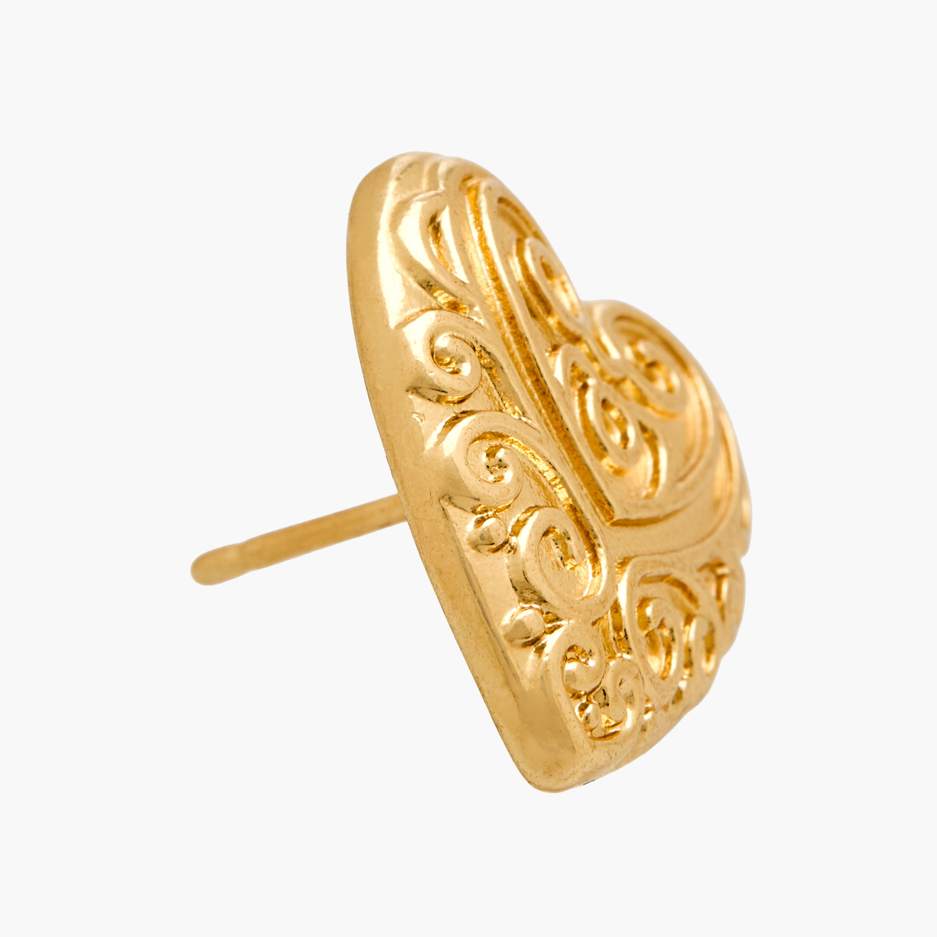 Pack of 3 Metallic Stud Earrings with Pushback Closure-women-watchesandjewellery-jewellery-earrings-image-6
