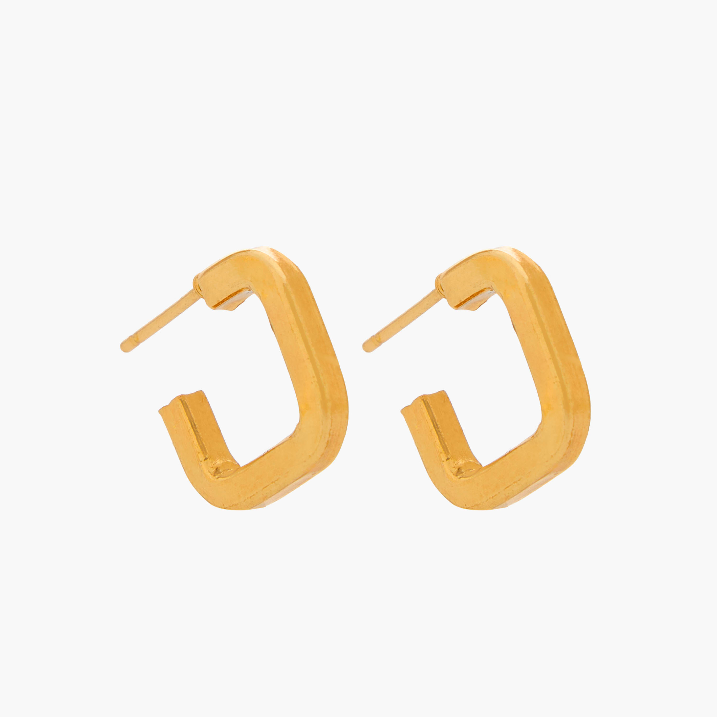 Pack of 3 Gold Tone Hoop Earrings with Pushback Closure-women-watchesandjewellery-jewellery-earrings-image-4