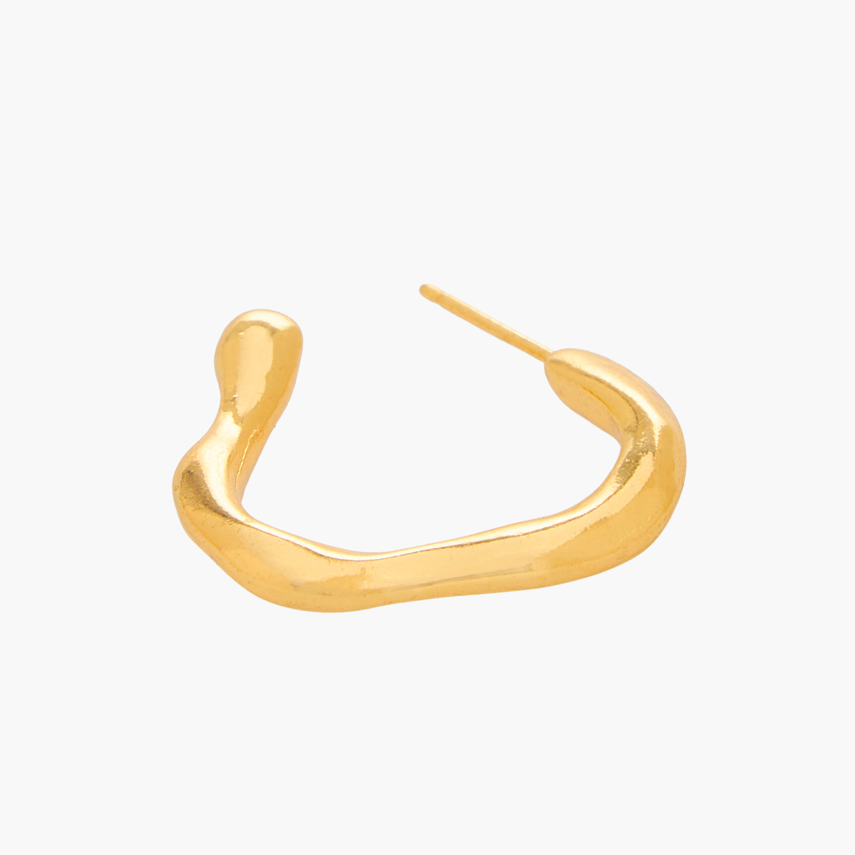 Pack of 3 Gold Tone Hoop Earrings with Pushback Closure-women-watchesandjewellery-jewellery-earrings-image-6