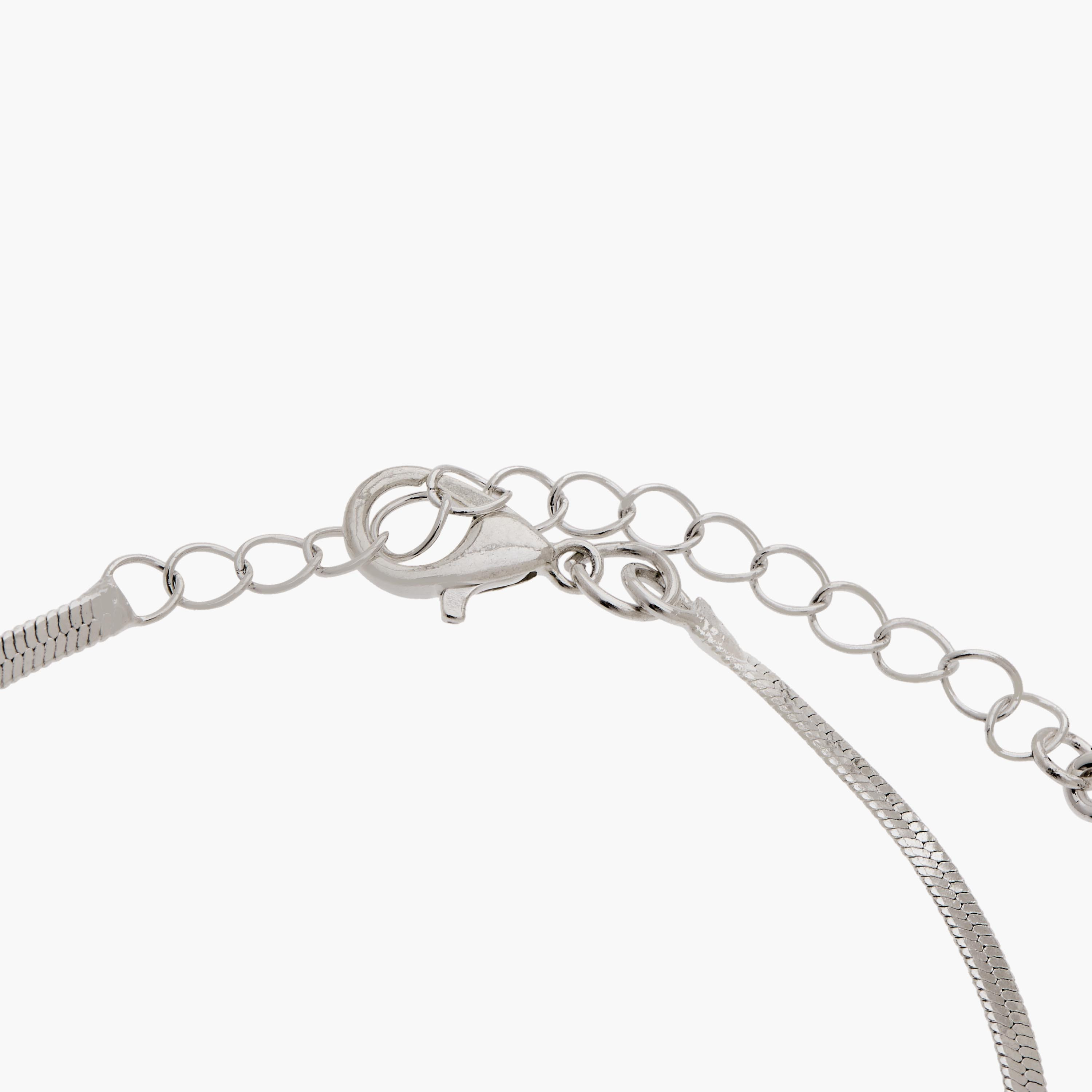 Silver Tone Bow Accent Bracelet-women-watchesandjewellery-jewellery-banglesandbracelets-image-4