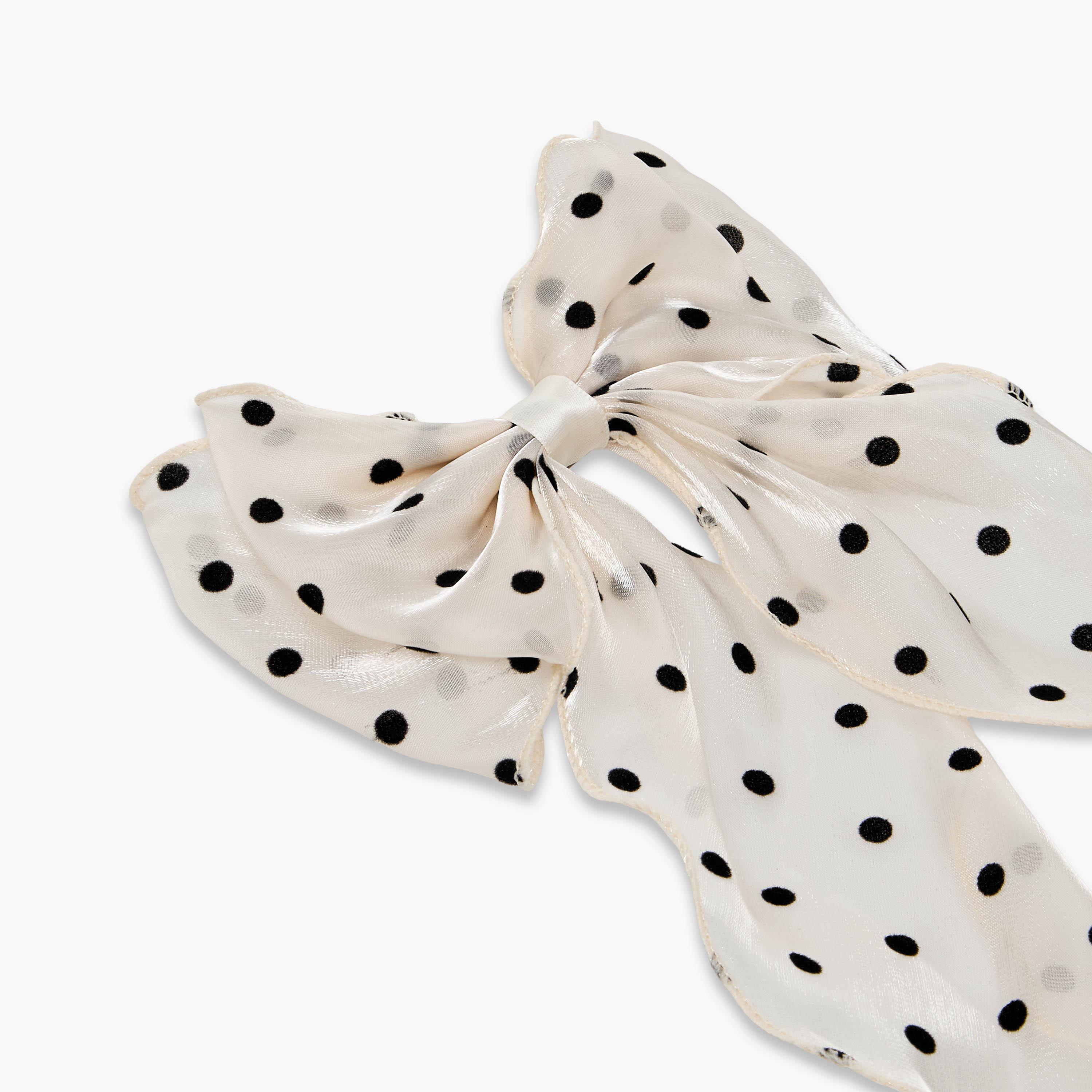 مشبك شعر فيونكة بطبعات منقطة-women-hairaccessories-clips-image-2