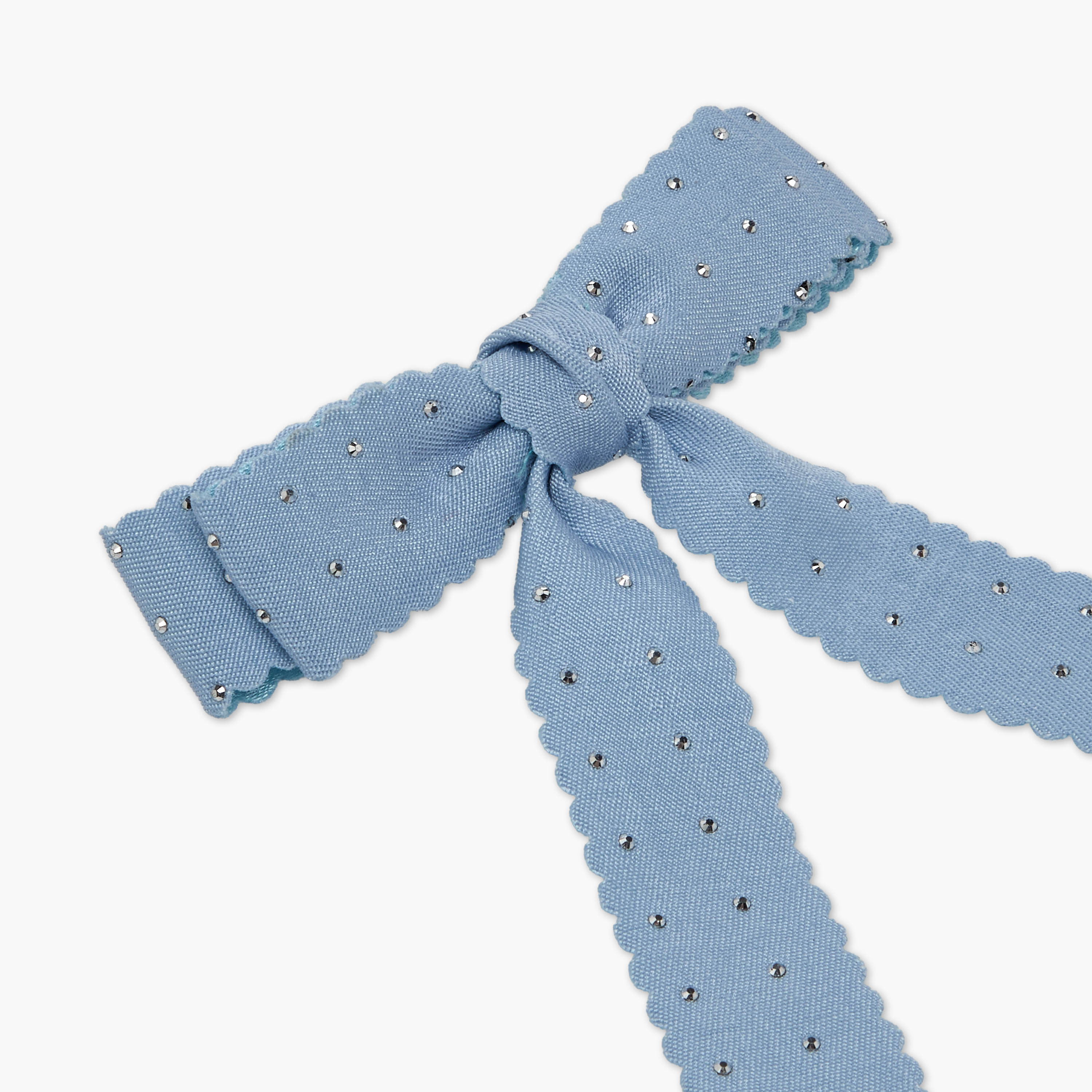 مشابك شعر بفيونكة مزينة - طقم من قطعتين-women-hairaccessories-clips-image-3