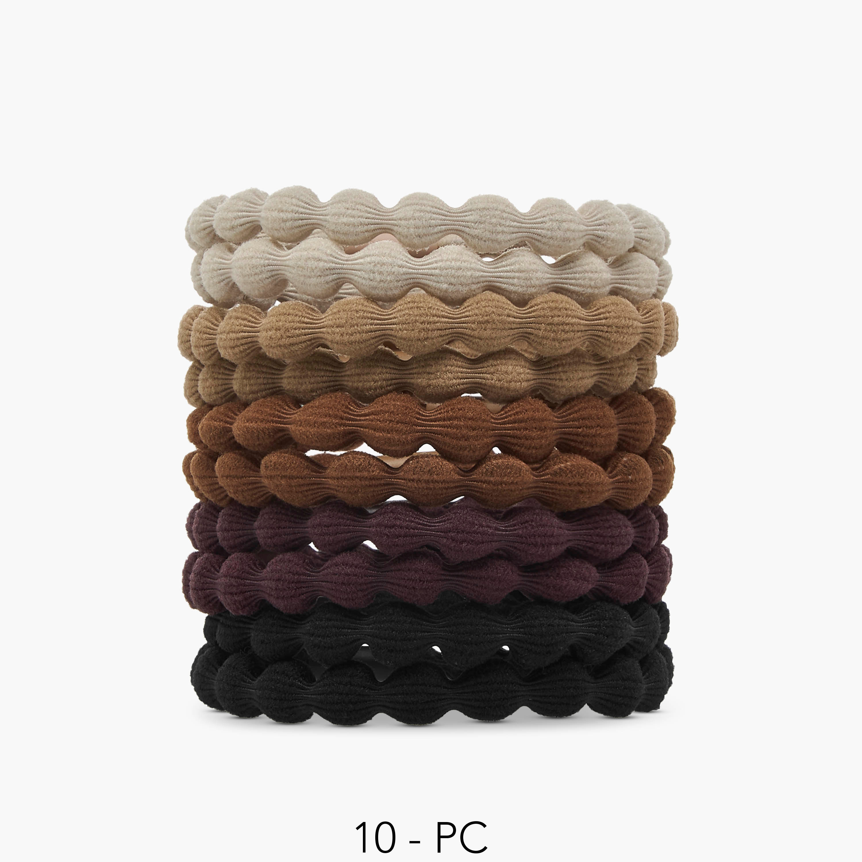ربطات شعر قماشية - عبوة من 10 قطع-women-hairaccessories-scrunchies-image-1