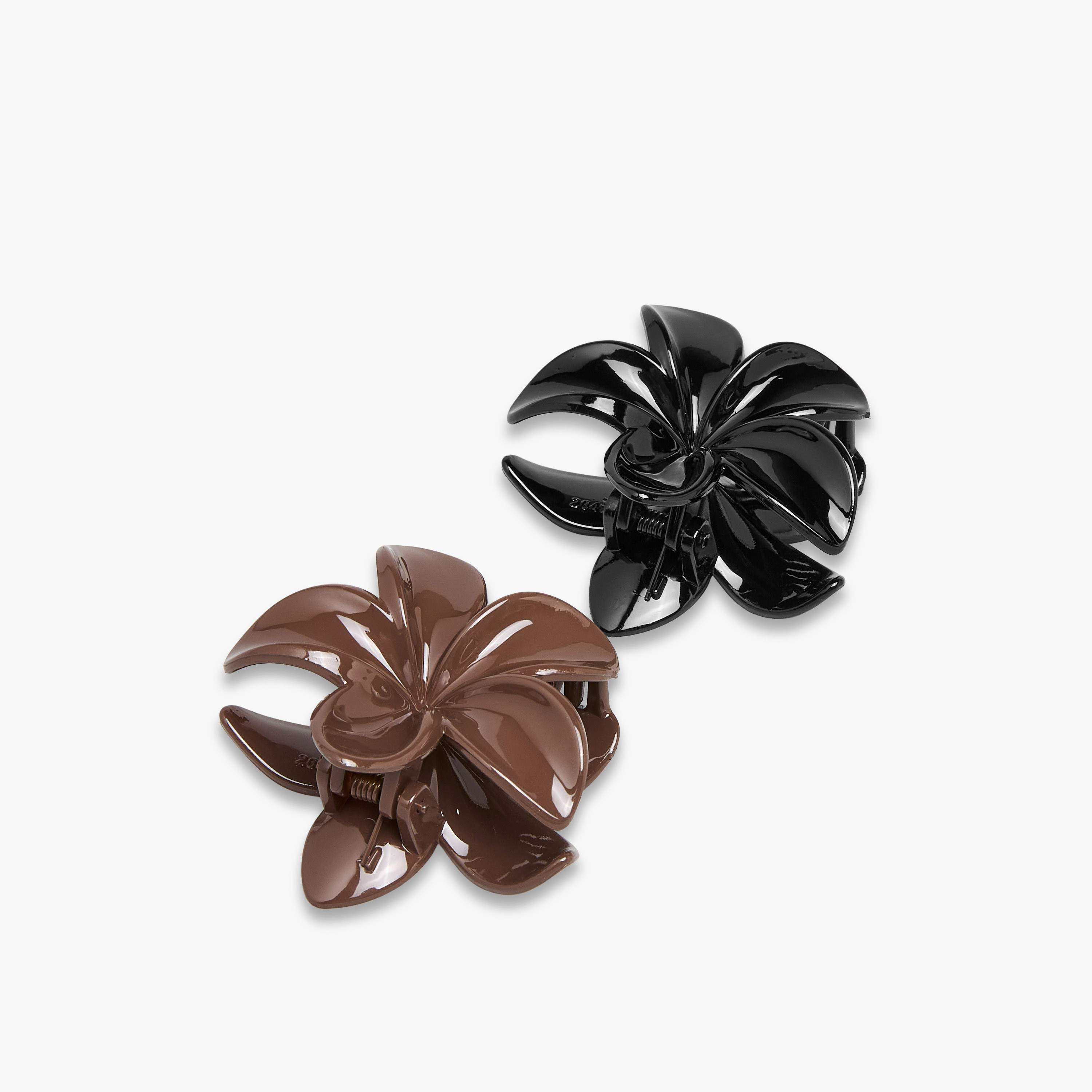 مشابك شعر زهرية - طقم من قطعتين-women-hairaccessories-clamps-image-4