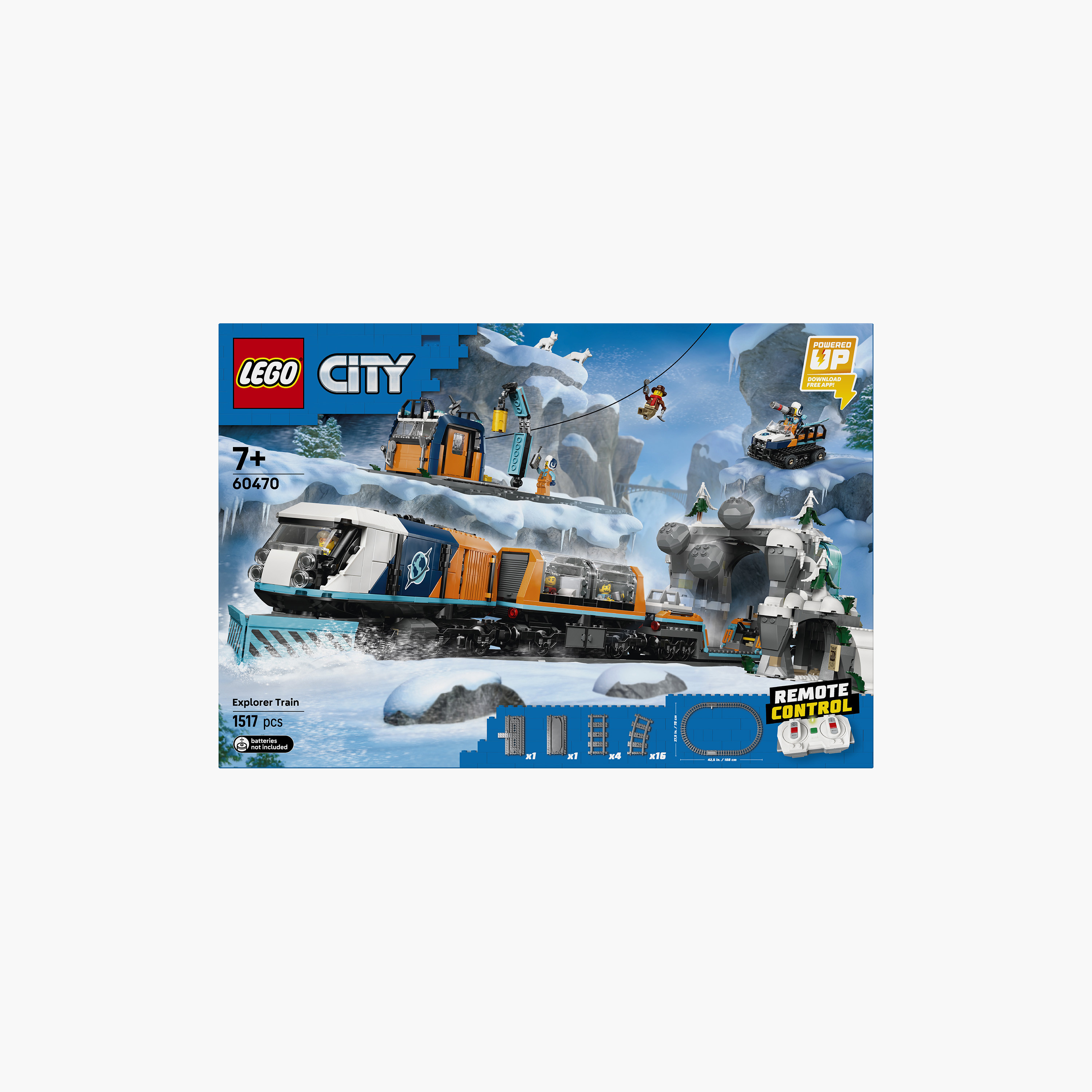طقم لعبة قطار المستكشفين بالتحكم عن بعد "آر سي" ليغو سيتي-toys-buildingblocks-blocks-image-6
