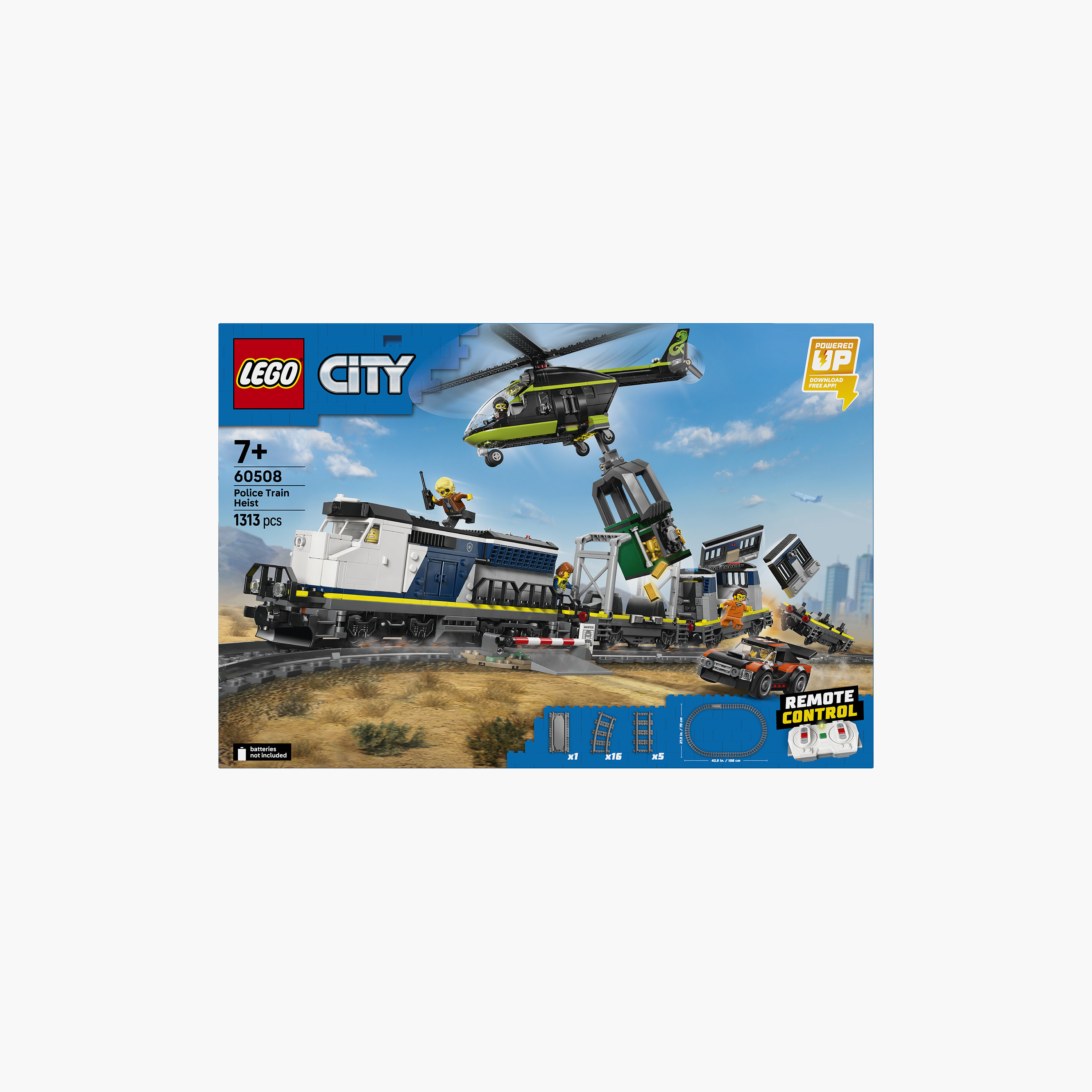 Lego City RC Police Train Heist Toy Set-toys-buildingblocks-blocks-image-6