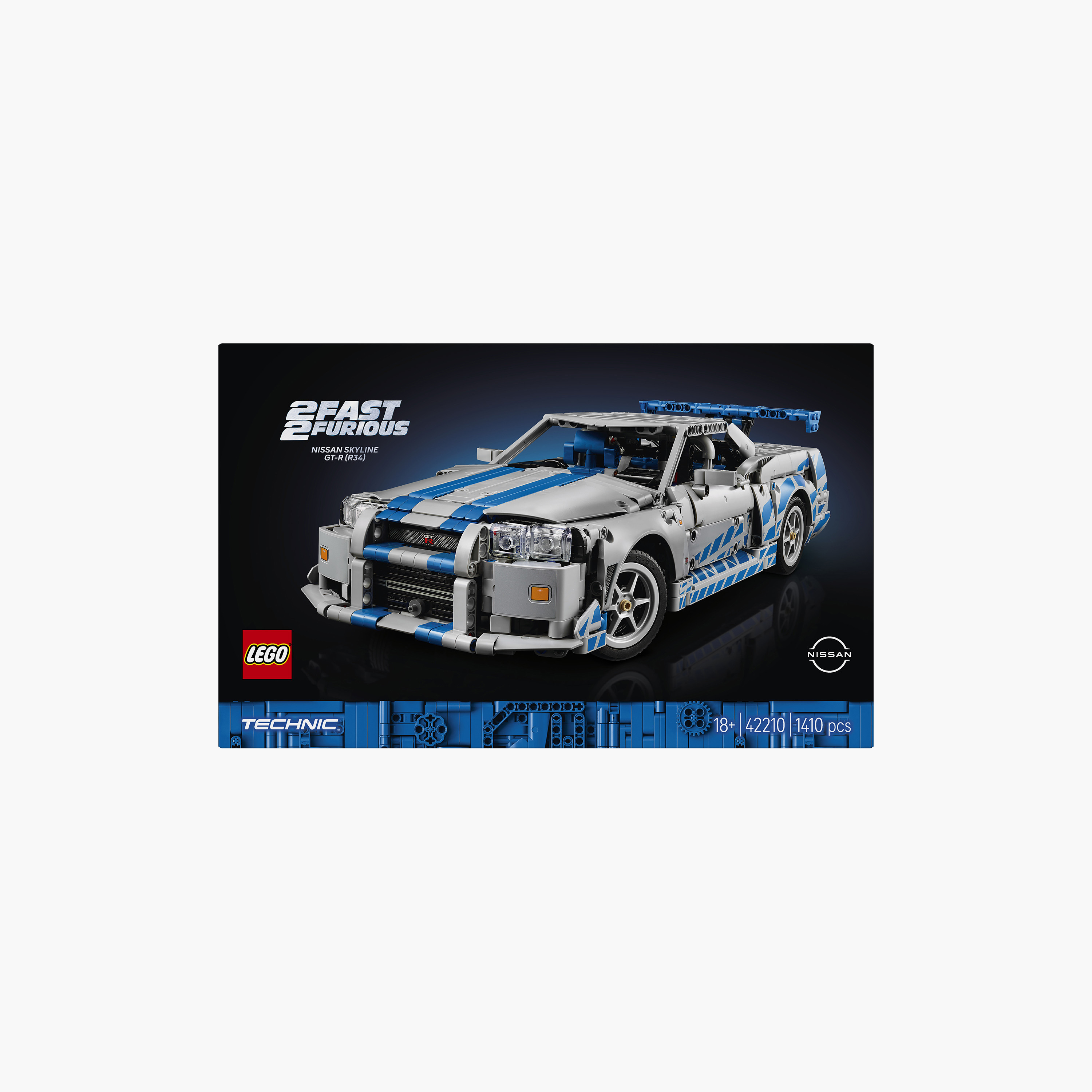 طقم لعب بناء سيارة نيسان "2 فاست 2 فيوريوس" من ليغو-toys-buildingblocks-blocks-image-8
