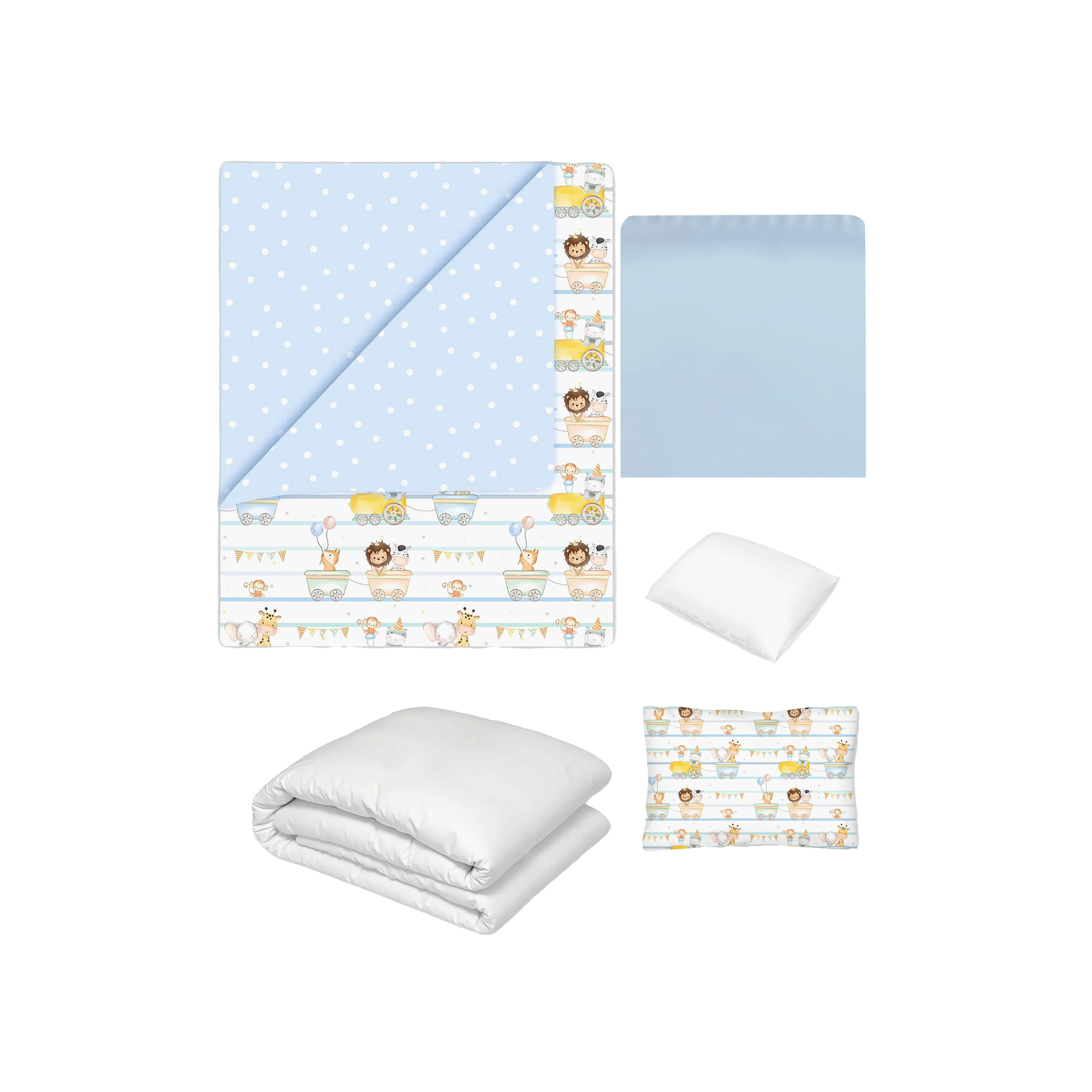 Fancy Fluff Baby Bedding Set with Graphic Print, 120x150 cm-baby-nursery-babybedding-image-1