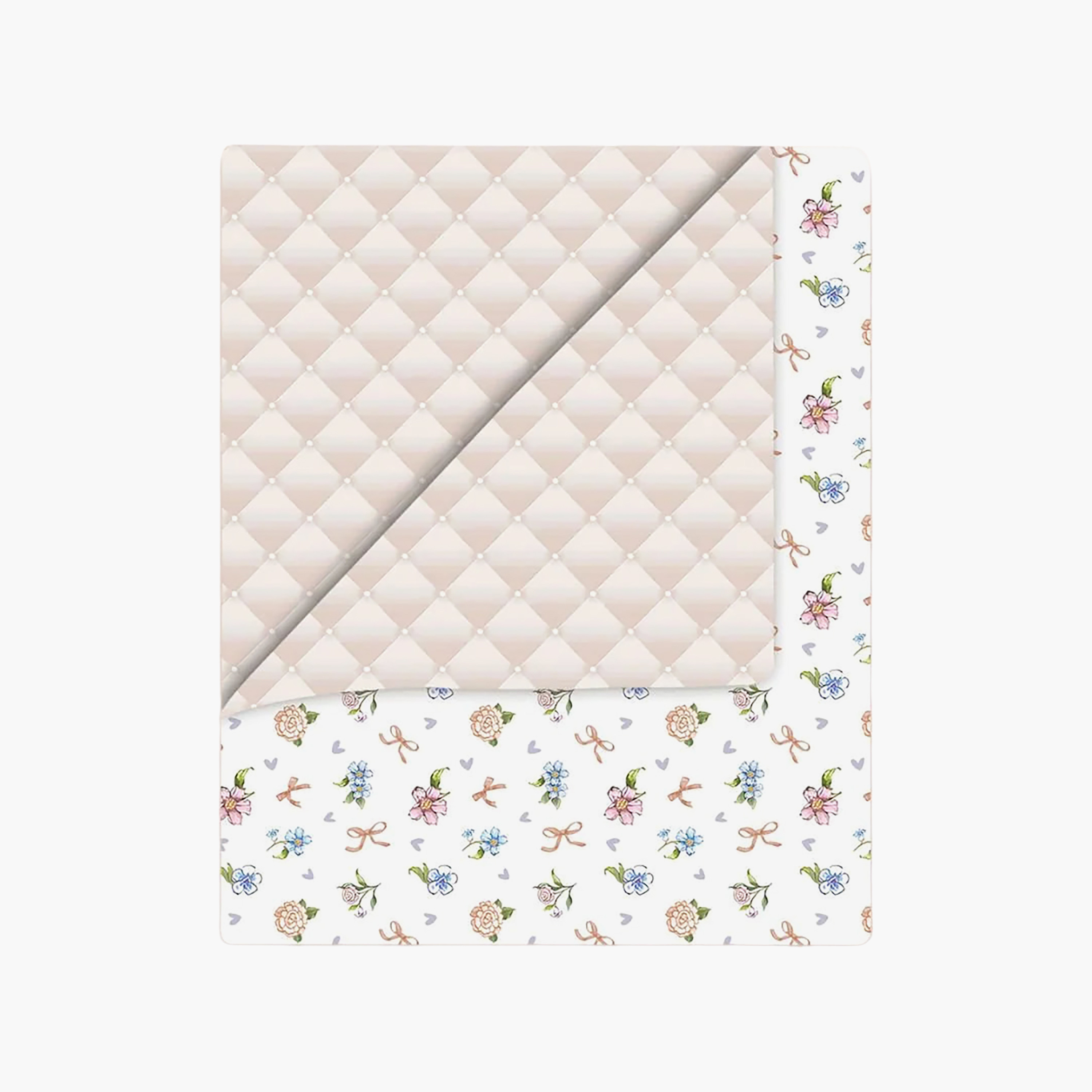 Fancy Fluff Baby Bedding Set with Floral Print, 120x150 cm-baby-nursery-babybedding-image-5