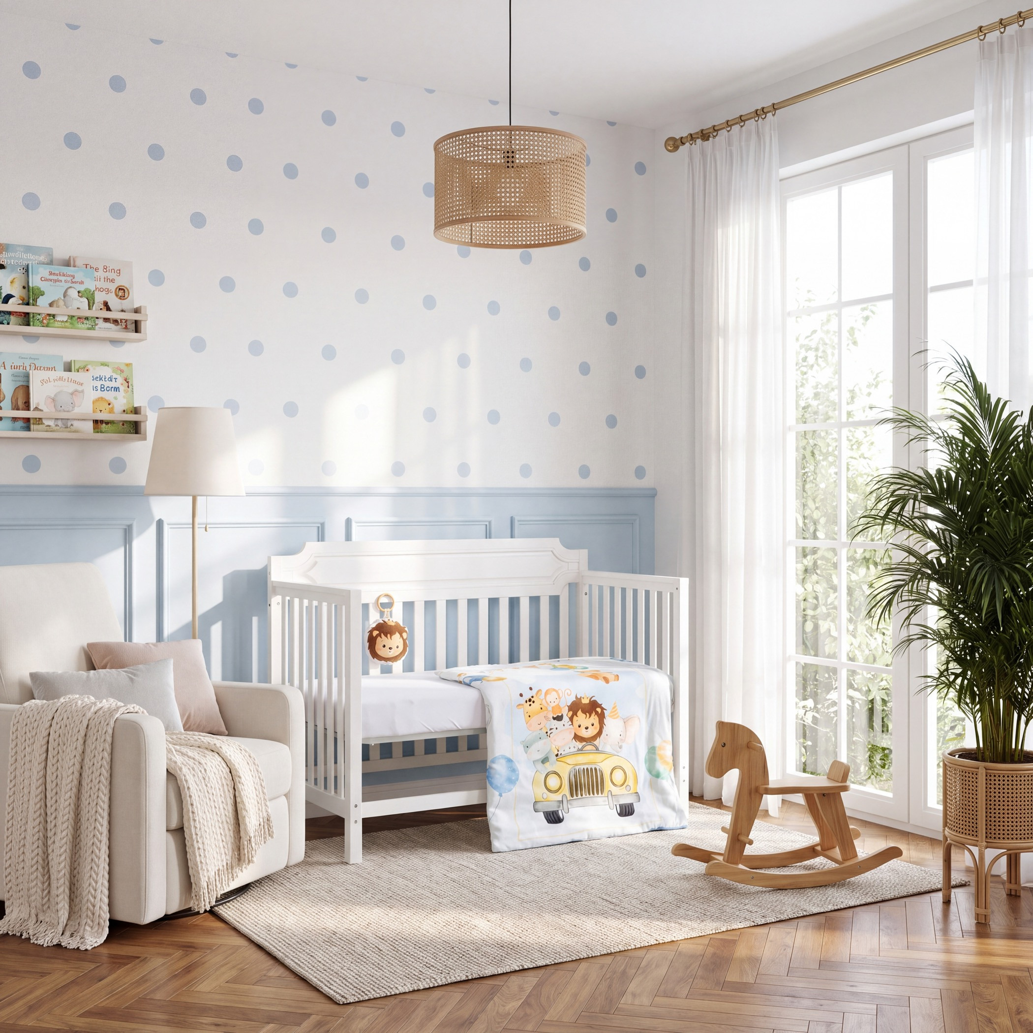 Fancy Fluff Cotton Baby Comforter - 110x84 cm-baby-nursery-blanketsandswaddles-blanketsandquilts-image-1