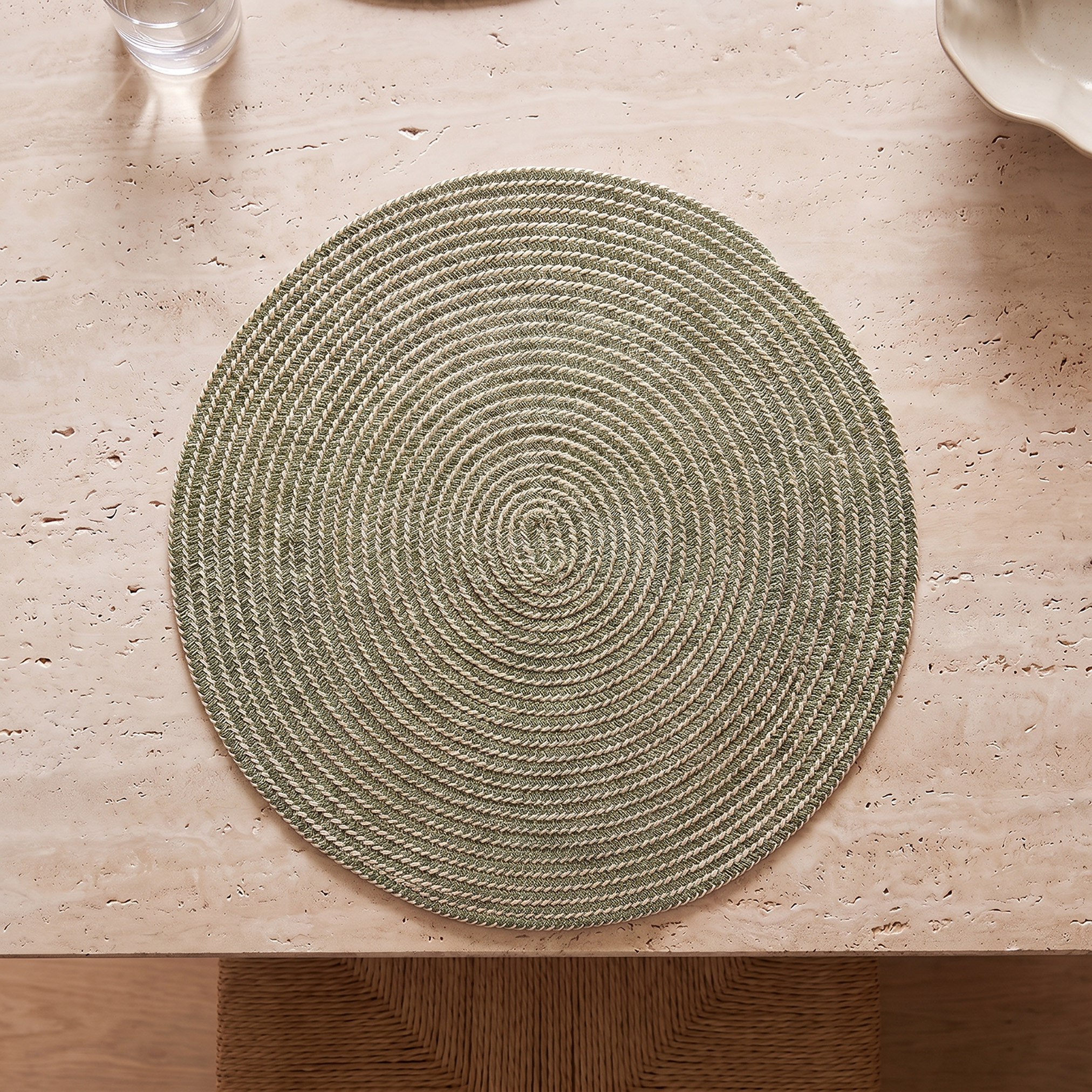 طقم لبادات صحون بارزة الملمس - 4 قطع - 38 سم-household-dining-tablelinen-placemats-image-4