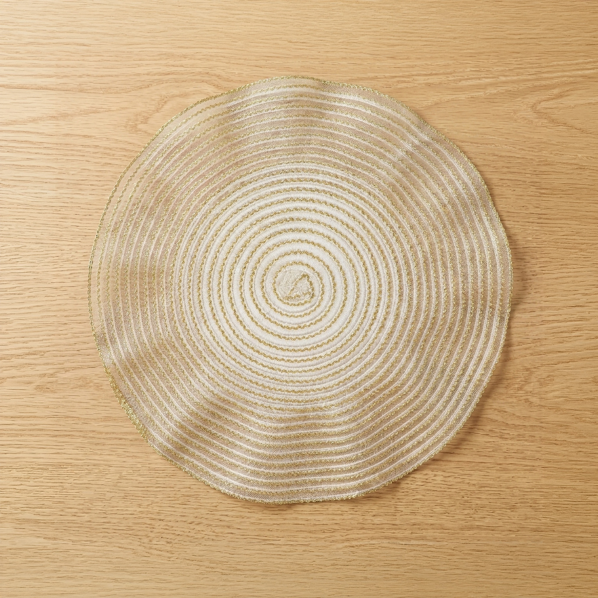 Wavy 4-Piece Textured Placemat Set - 38 cm-household-dining-tablelinen-placemats-image-1