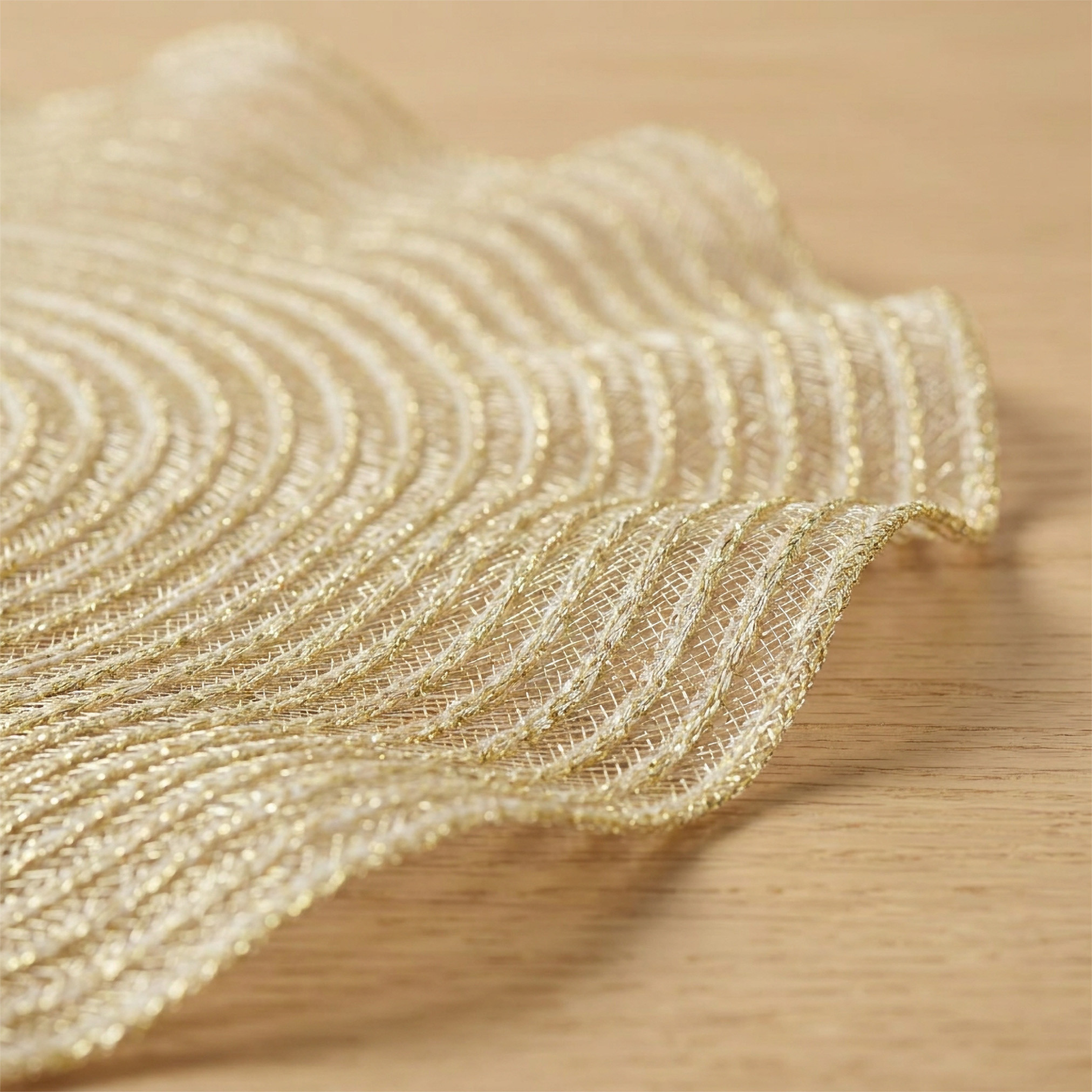 Wavy 4-Piece Textured Placemat Set - 38 cm-household-dining-tablelinen-placemats-image-3