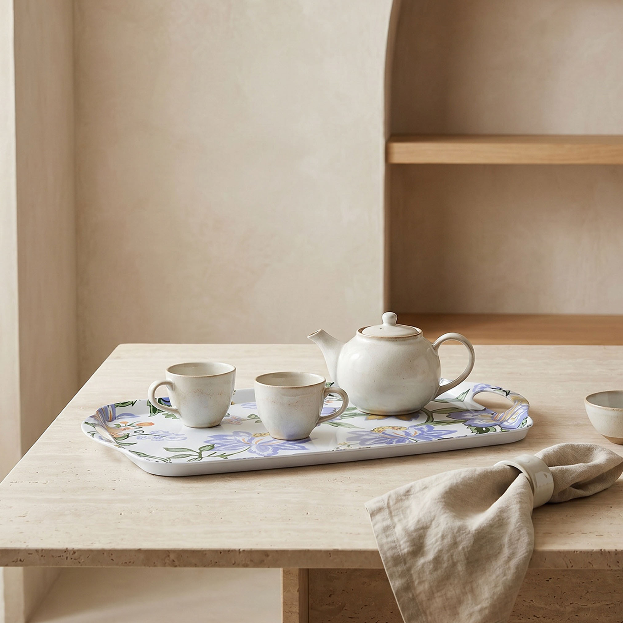 صينية تقديم بطبعات زهور-household-dining-serveware-servingtrays-image-3