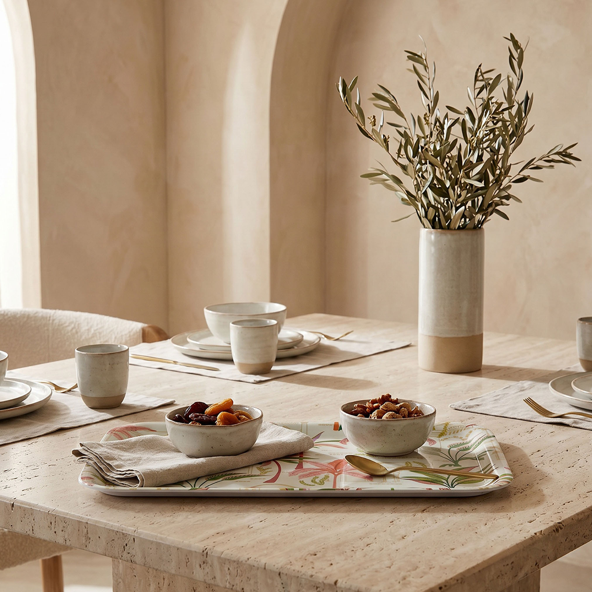 Palm Print Serving Tray-household-dining-serveware-servingtrays-image-3