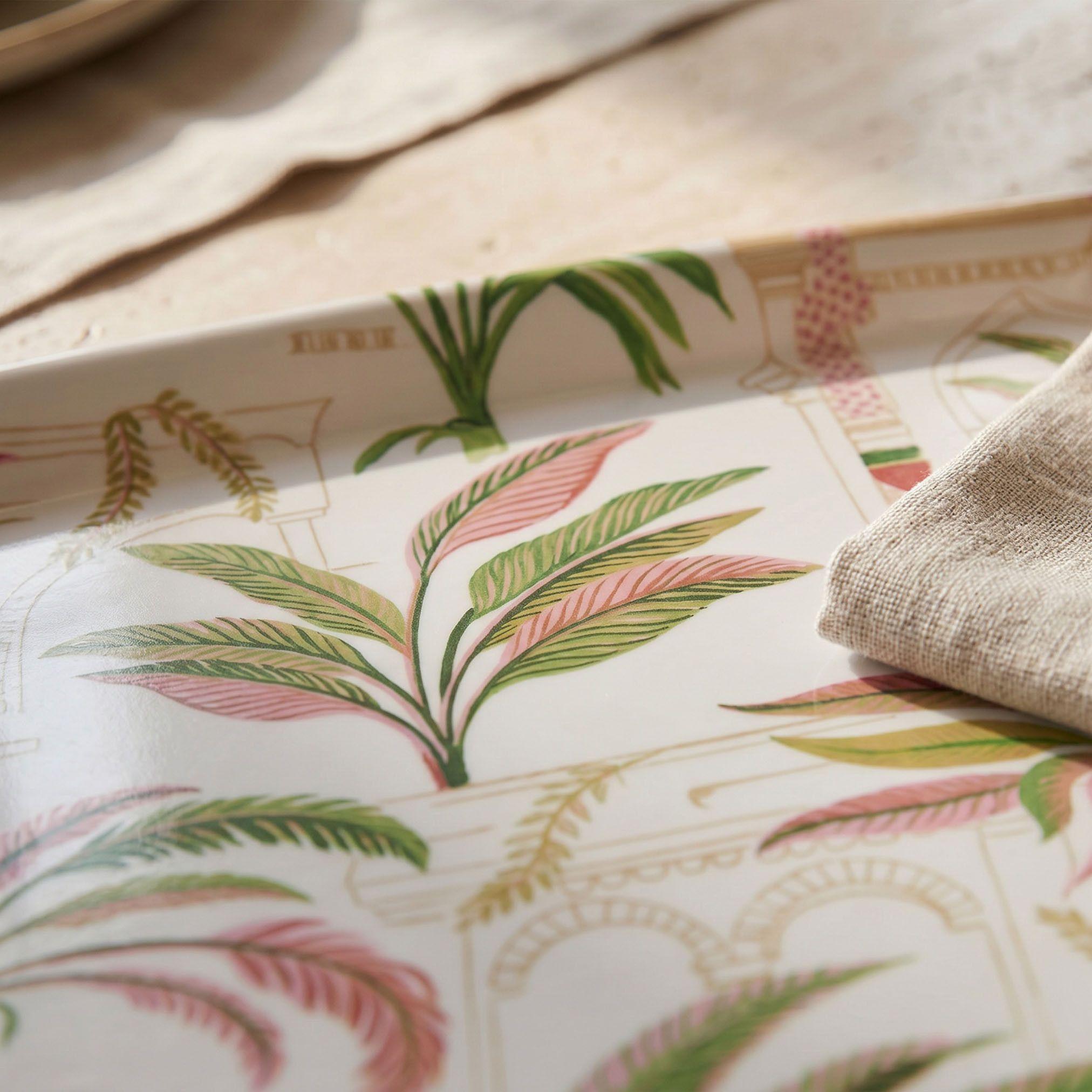 Palm Print Serving Tray-household-dining-serveware-servingtrays-image-2