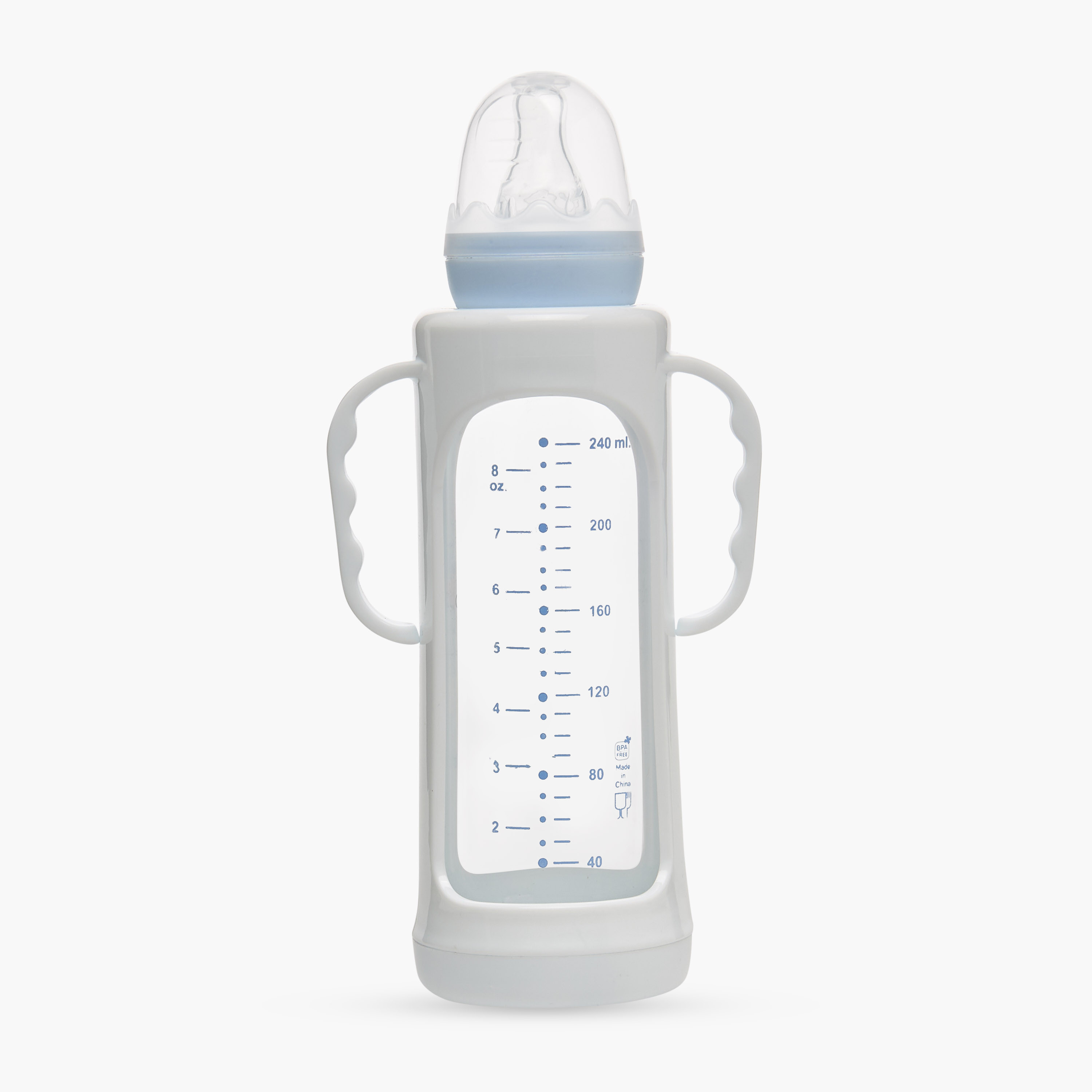 قارورة رضاعة مضادة للمغص من جيجلز  - 240 مل-baby-feeding-feedingbottles-bottlesandteats-image-2
