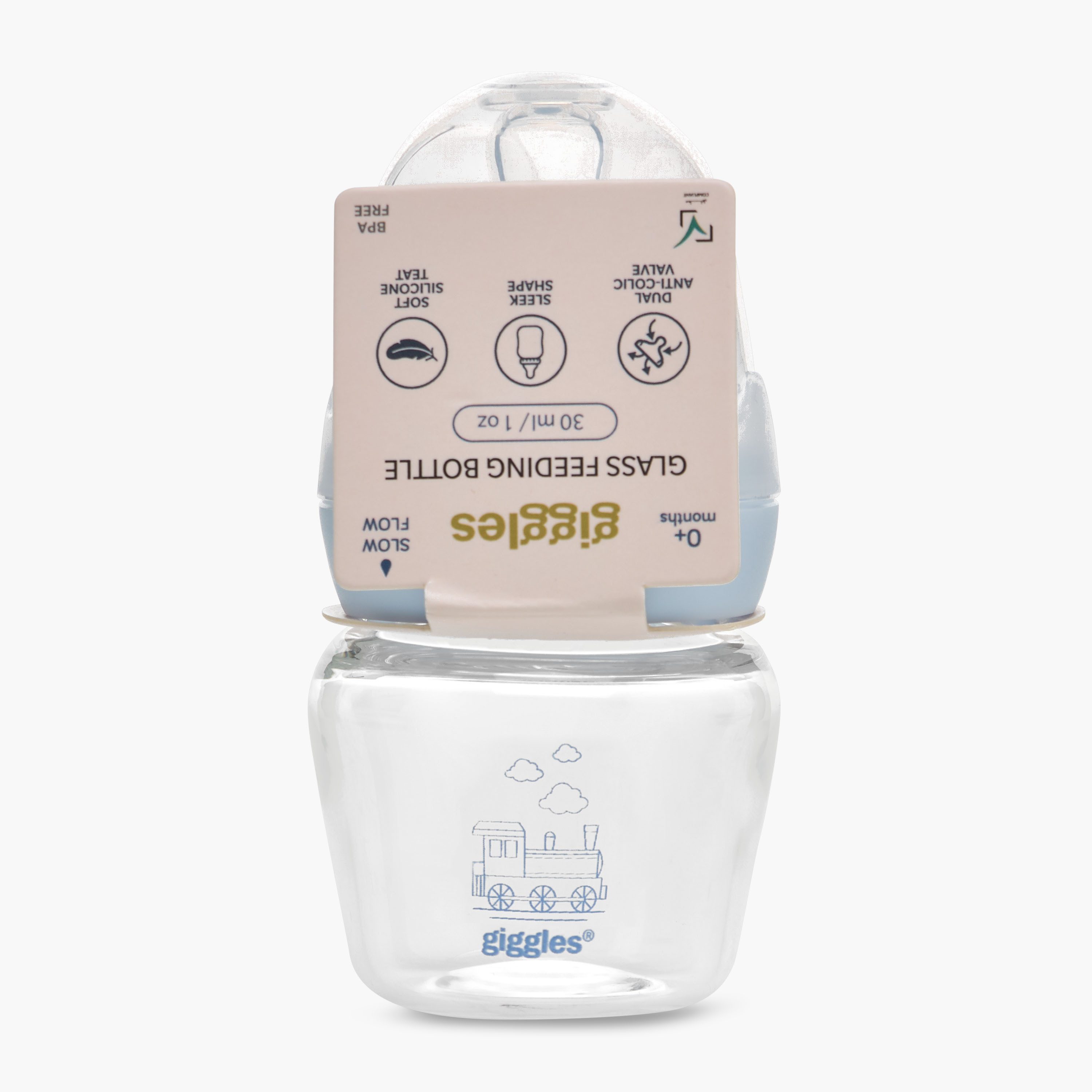 قارورة رضاعة ميني نرسر مضادة للمغص من جيجلز - 30 مل-baby-feeding-feedingbottles-bottlesandteats-image-9