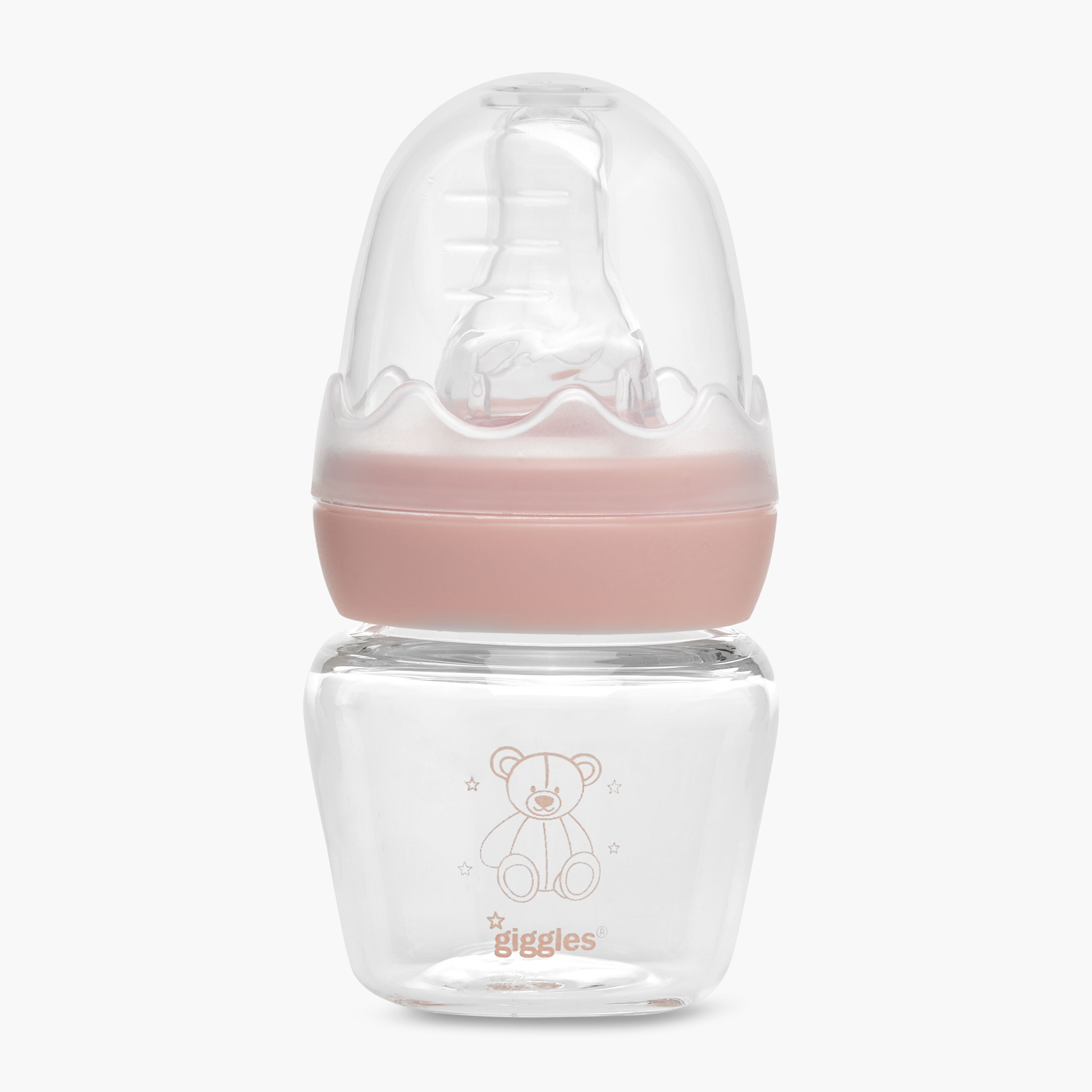 قارورة رضاعة ميني نرسر مضادة للمغص من جيجلز - 30 مل-baby-feeding-feedingbottles-bottlesandteats-image-1