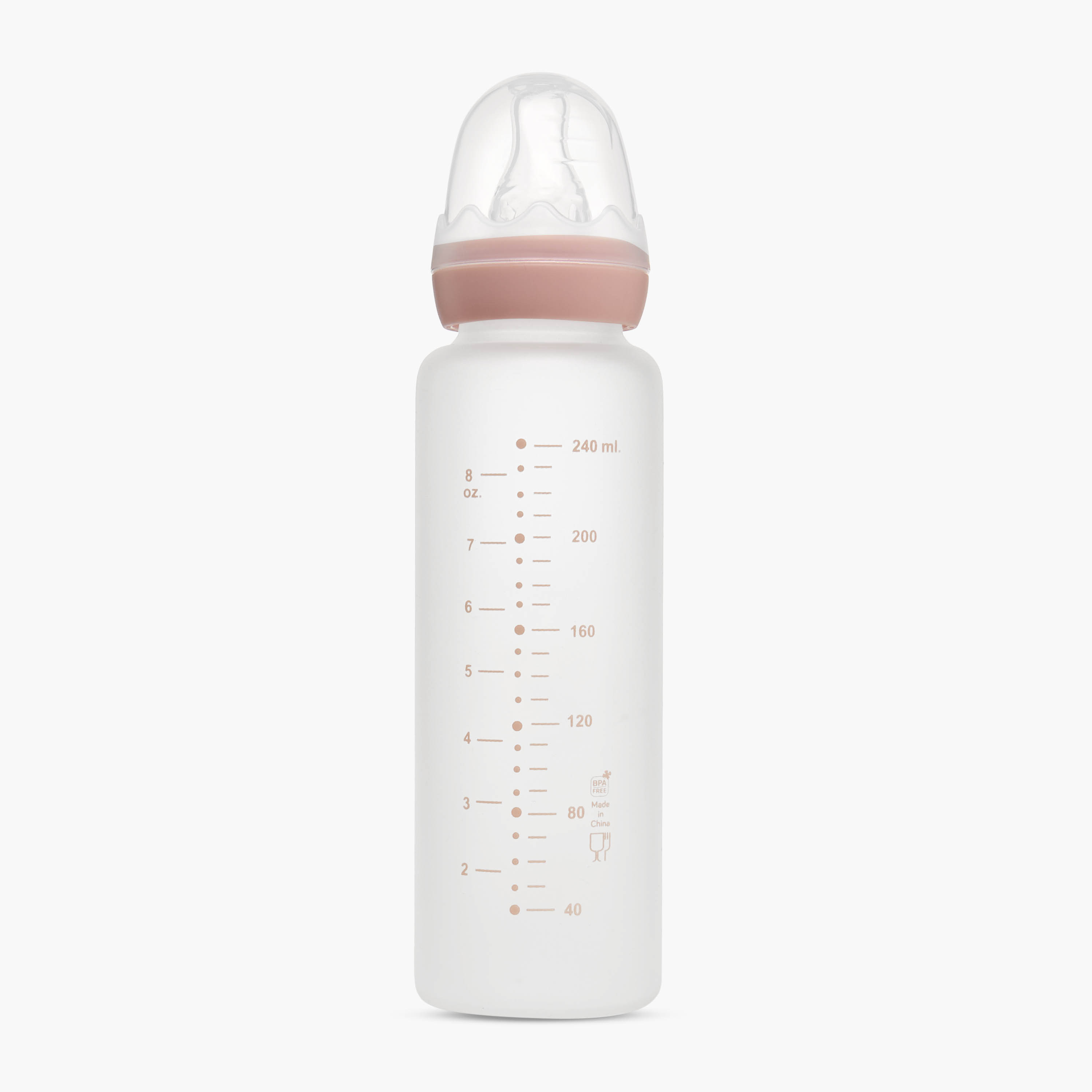 قارورة رضاعة سيليكون مضادة للمغص من جيجلز - 240 مل-baby-feeding-feedingbottles-bottlesandteats-image-2