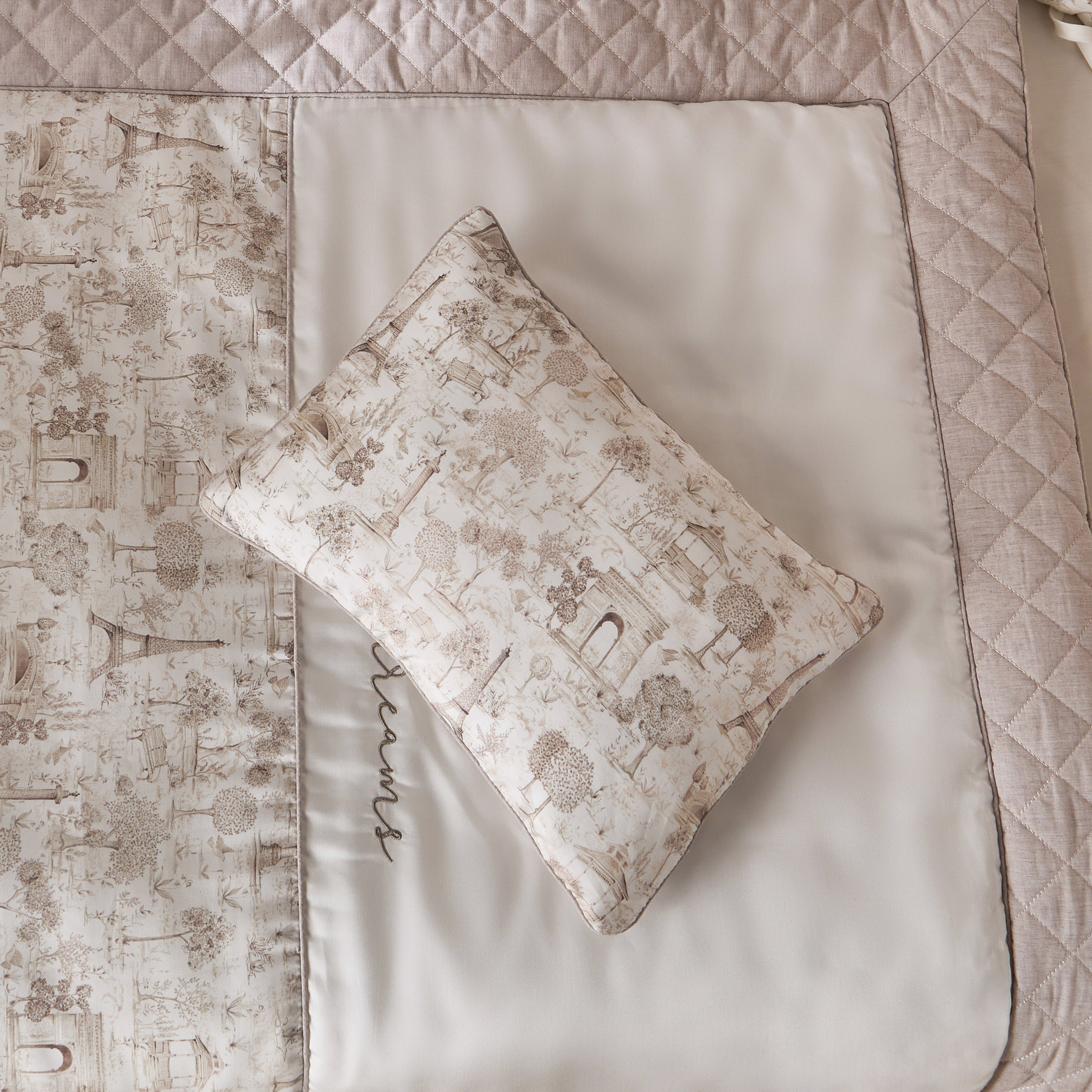 Giggles 5-Piece Paris Print Comforter Set-baby-nursery-babybedding-image-8