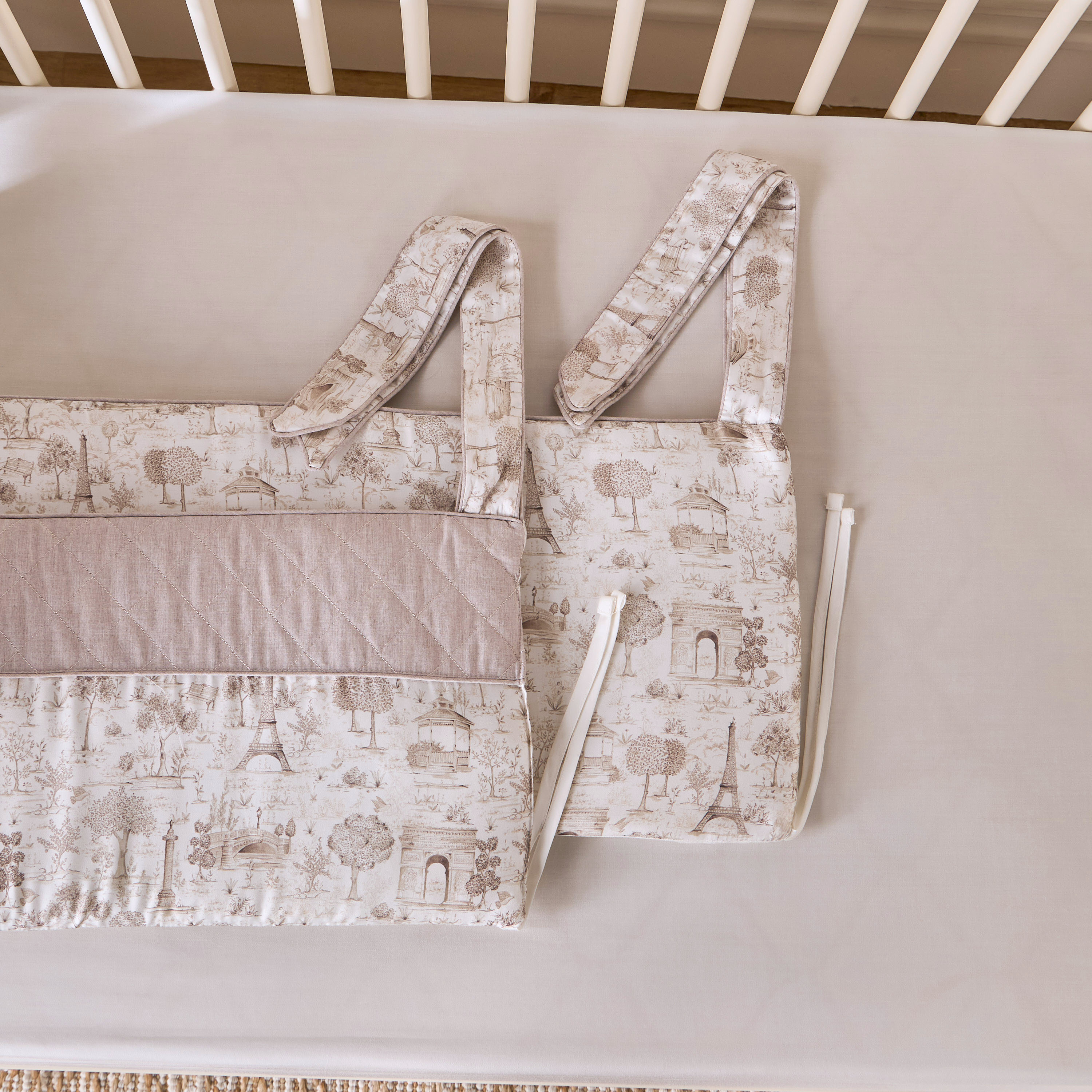 Giggles 5-Piece Paris Print Comforter Set-baby-nursery-babybedding-image-15