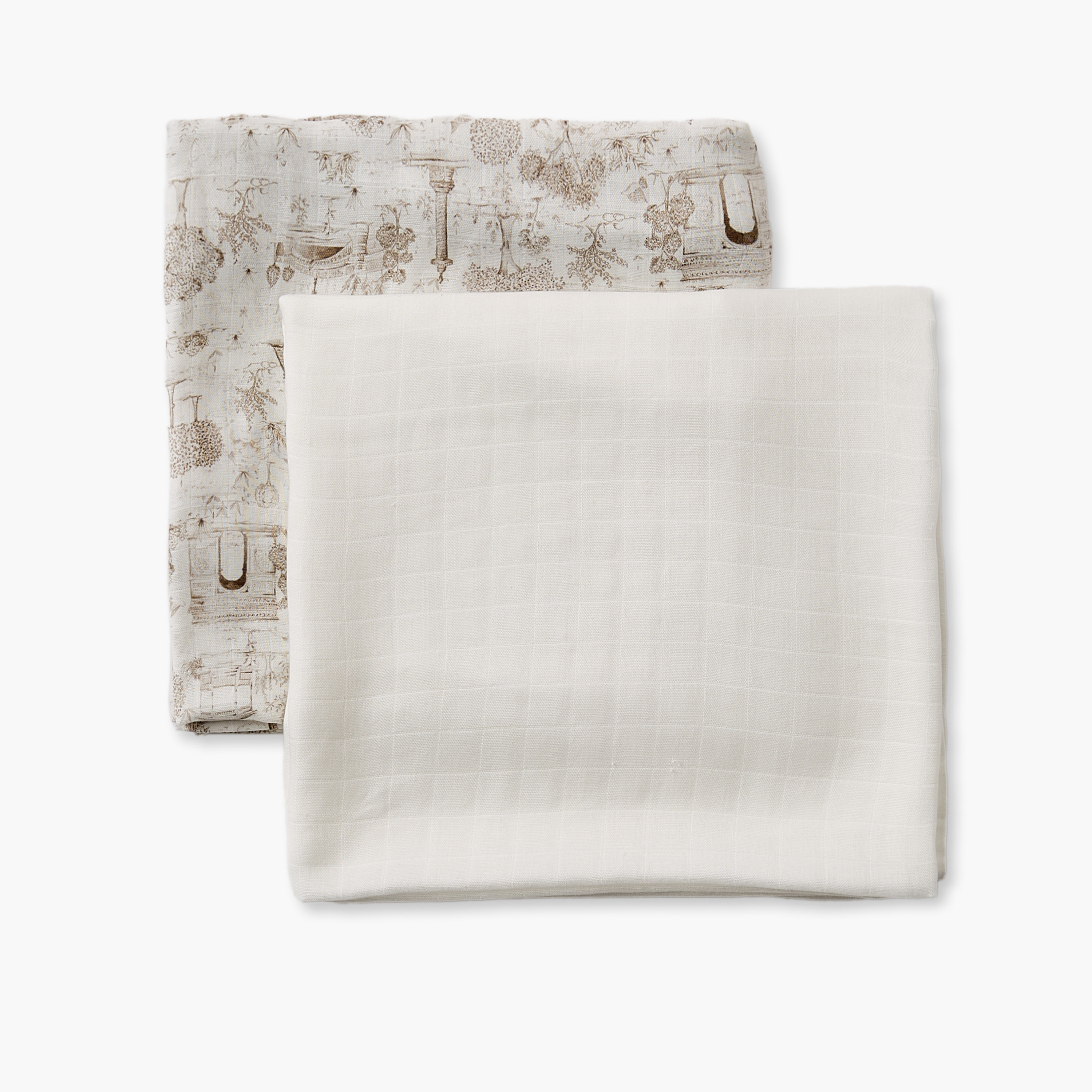 Pack of 2 Giggles Muslin Swaddles - 120x120 cm-baby-nursery-blanketsandswaddles-swaddlesandsleepingbags-image-3