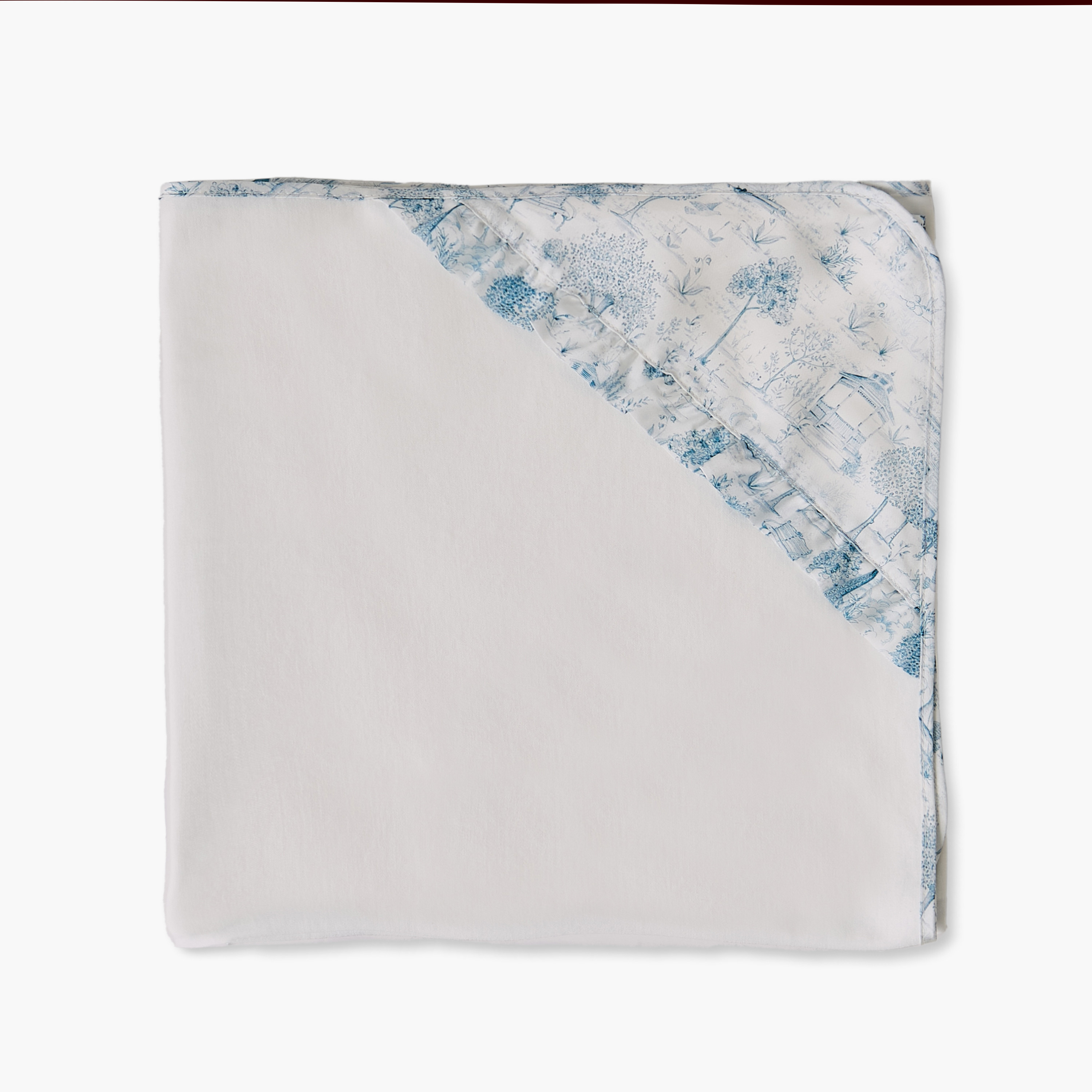 بطانية قطن بقبعة لحديثي الولادة من جيجلز - 100×100 سم-baby-nursery-blanketsandswaddles-receivingblankets-image-3