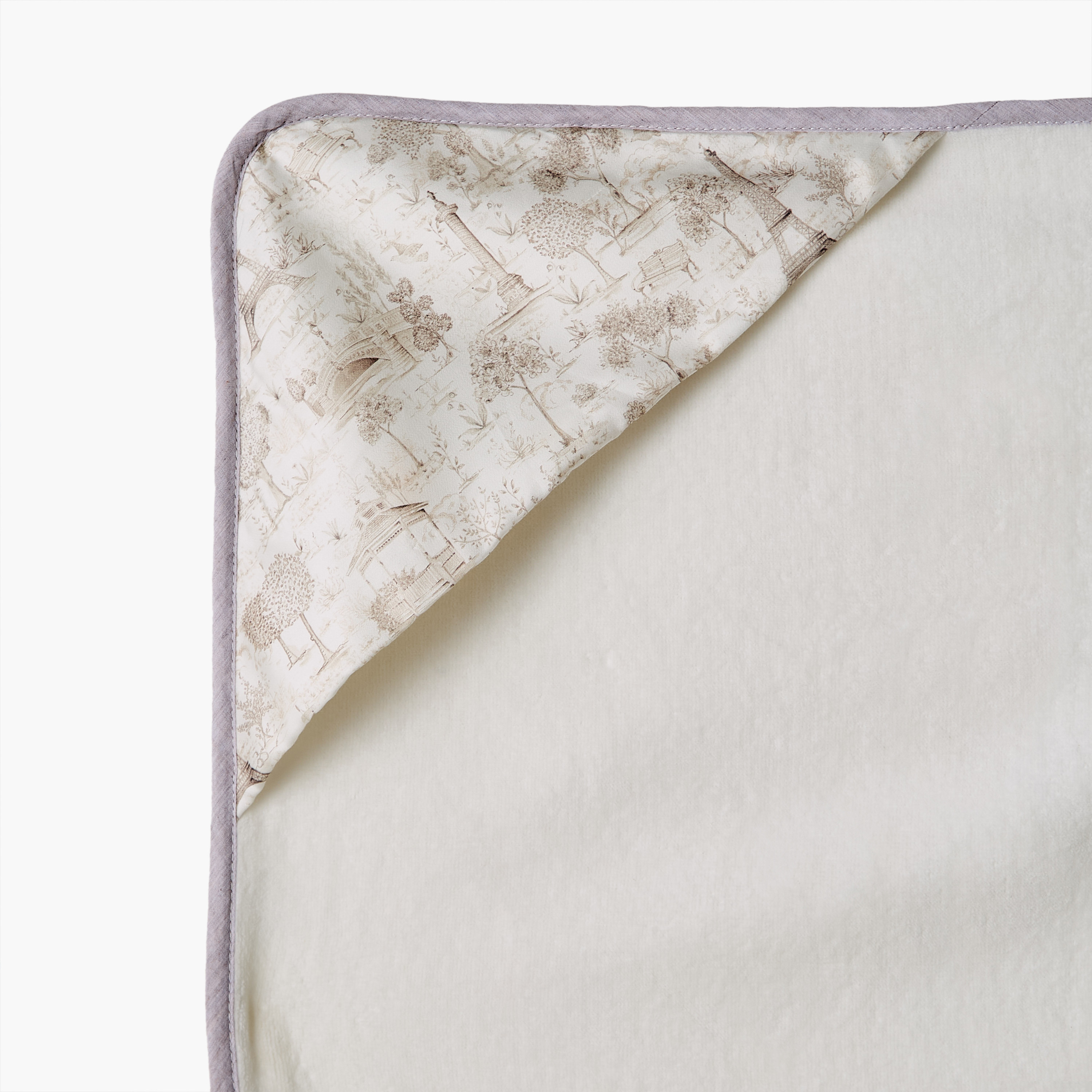 بطانية قطن بقبعة لحديثي الولادة من جيجلز - 100×100 سم-baby-nursery-blanketsandswaddles-receivingblankets-image-6