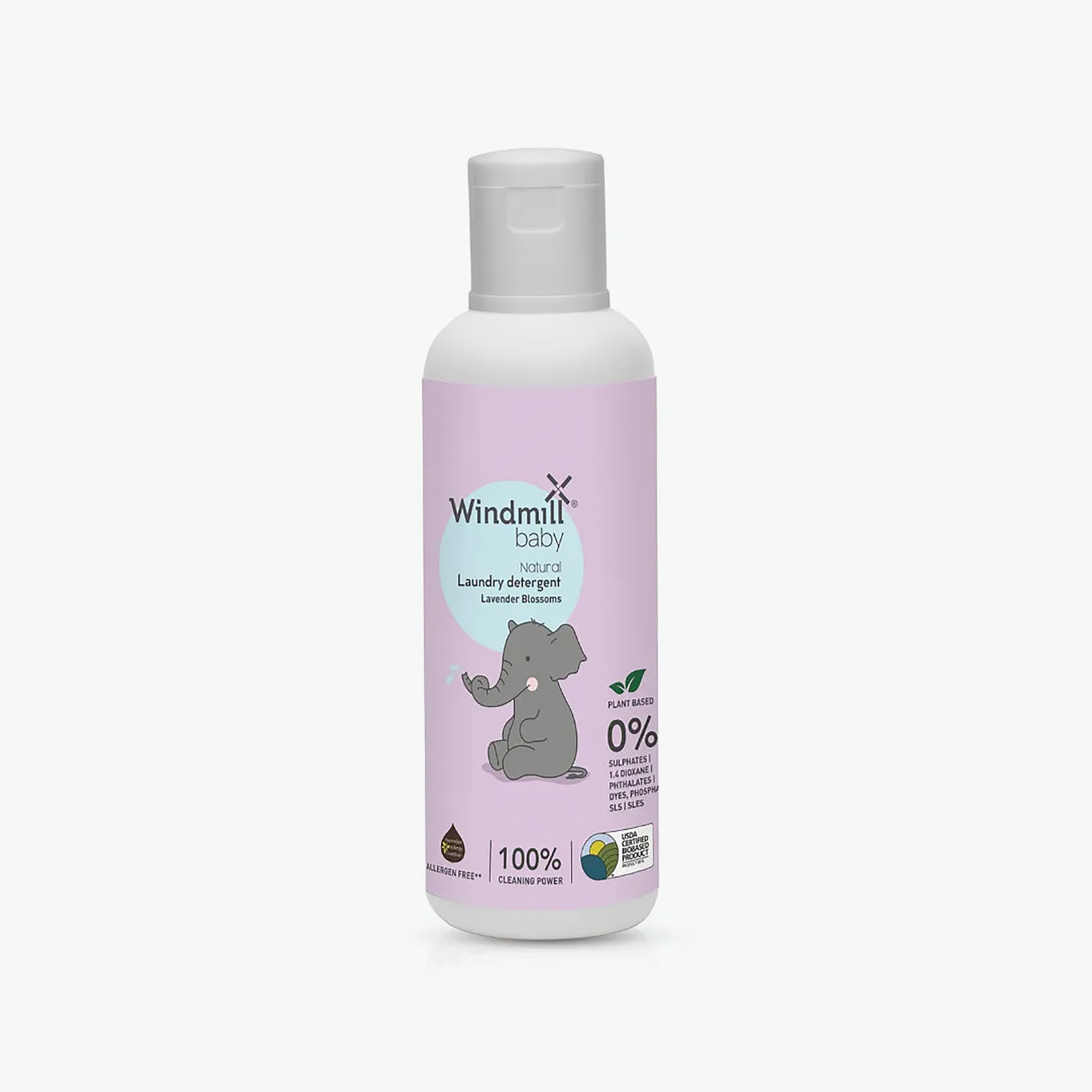 Windmill Baby Natural Laundry Detergent Lavender Blossom - 100 ml-baby-feeding-cleaningliquids-image-1