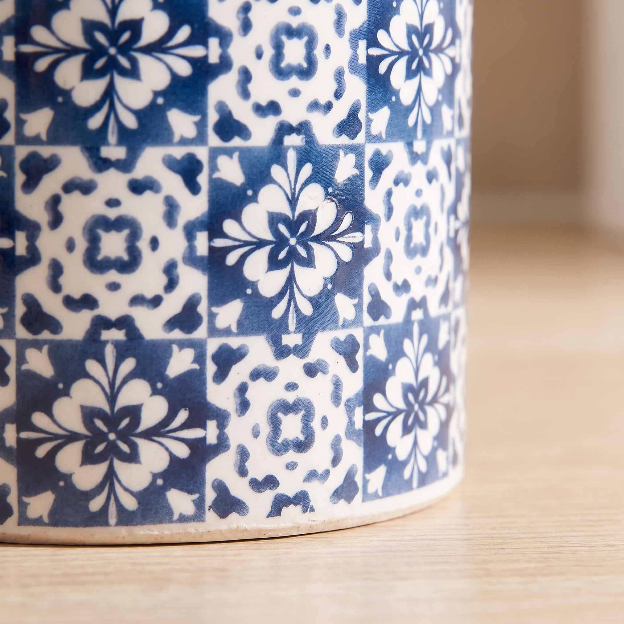 Azari Printed Ceramic Canister with Lid - 600 ml-household-kitchen-foodstorage-containers-image-4