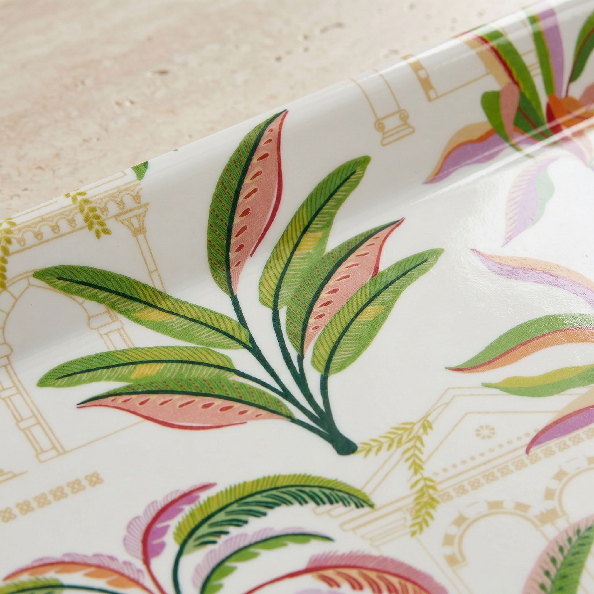 صينية تقديم بطبعات نخيل-household-dining-serveware-servingtrays-image-2