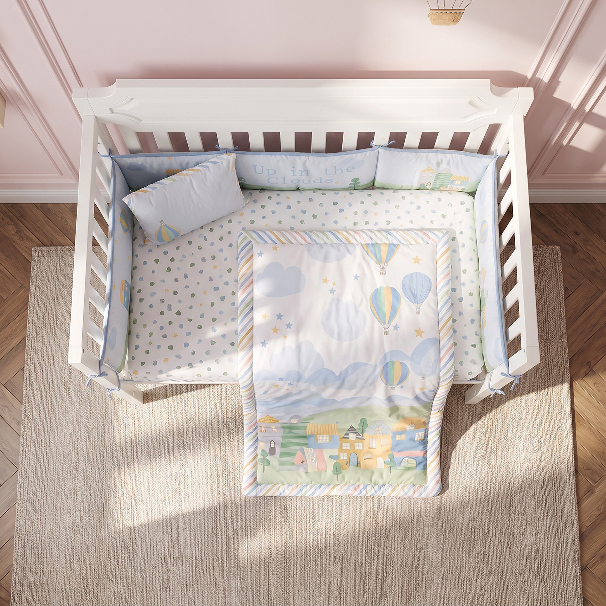 Juniors Meadow Print 4-Piece Cotton Bedding Set-baby-nursery-babybedding-image-4