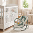Juniors Leaf Print Baby Rocker with Toy Bar-baby-infantactivity-rockers-image-8