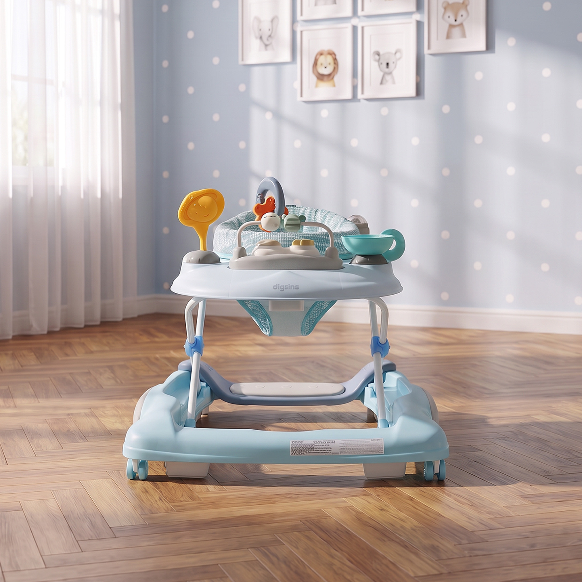 Giggles Berlin Rocking Baby Walker-baby-infantactivity-walkers-image-3