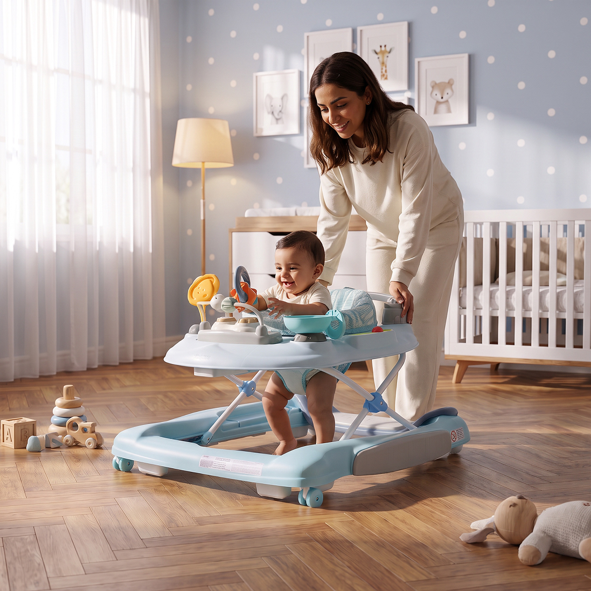 Giggles Berlin Rocking Baby Walker-baby-infantactivity-walkers-image-4