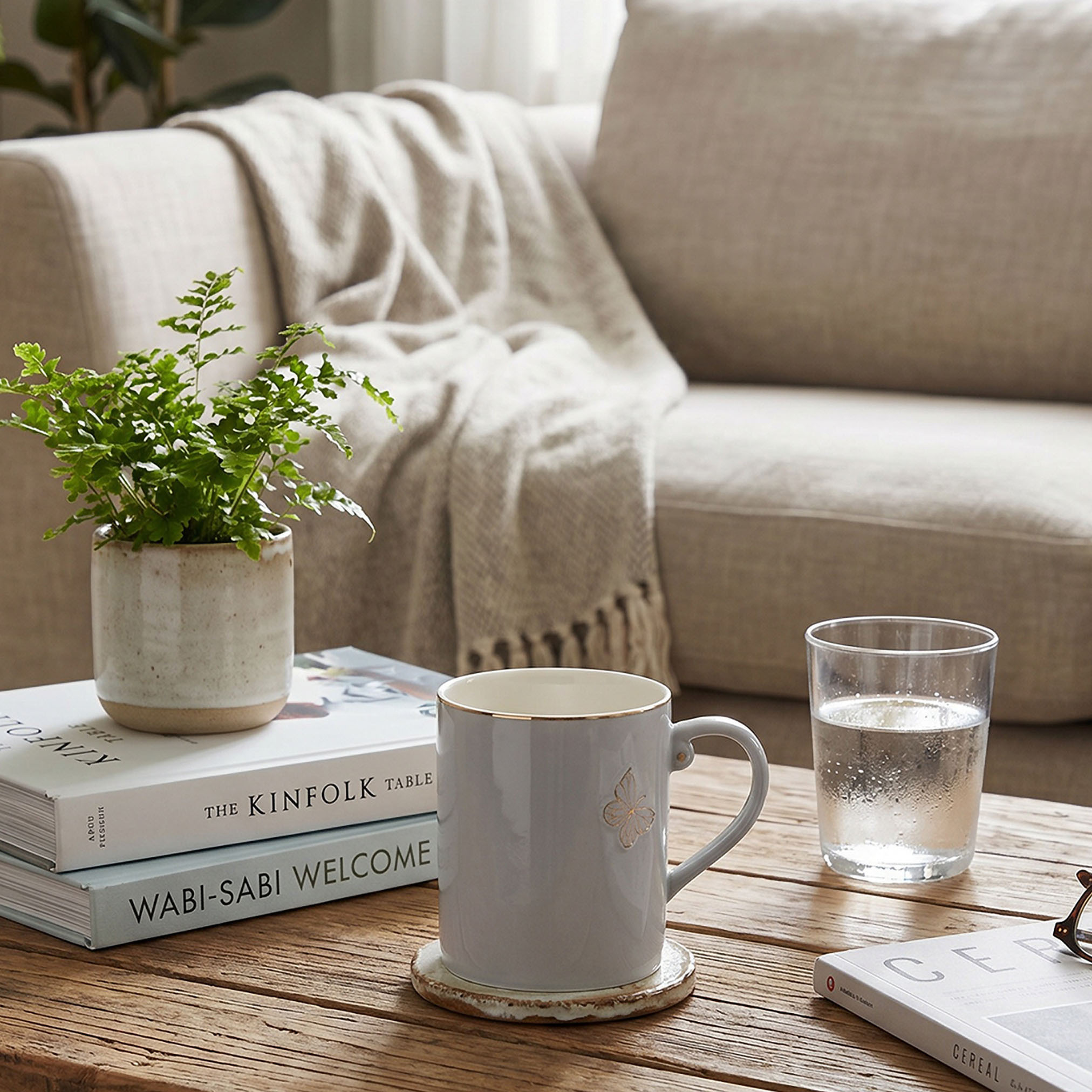Butterfly Embossed Porcelain Mug - 330 ml-household-dining-teaandcoffee-mugsandcups-image-4