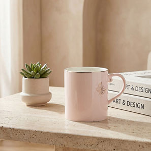 Butterfly Embossed Porcelain Mug - 330 ml-household-dining-teaandcoffee-image-1