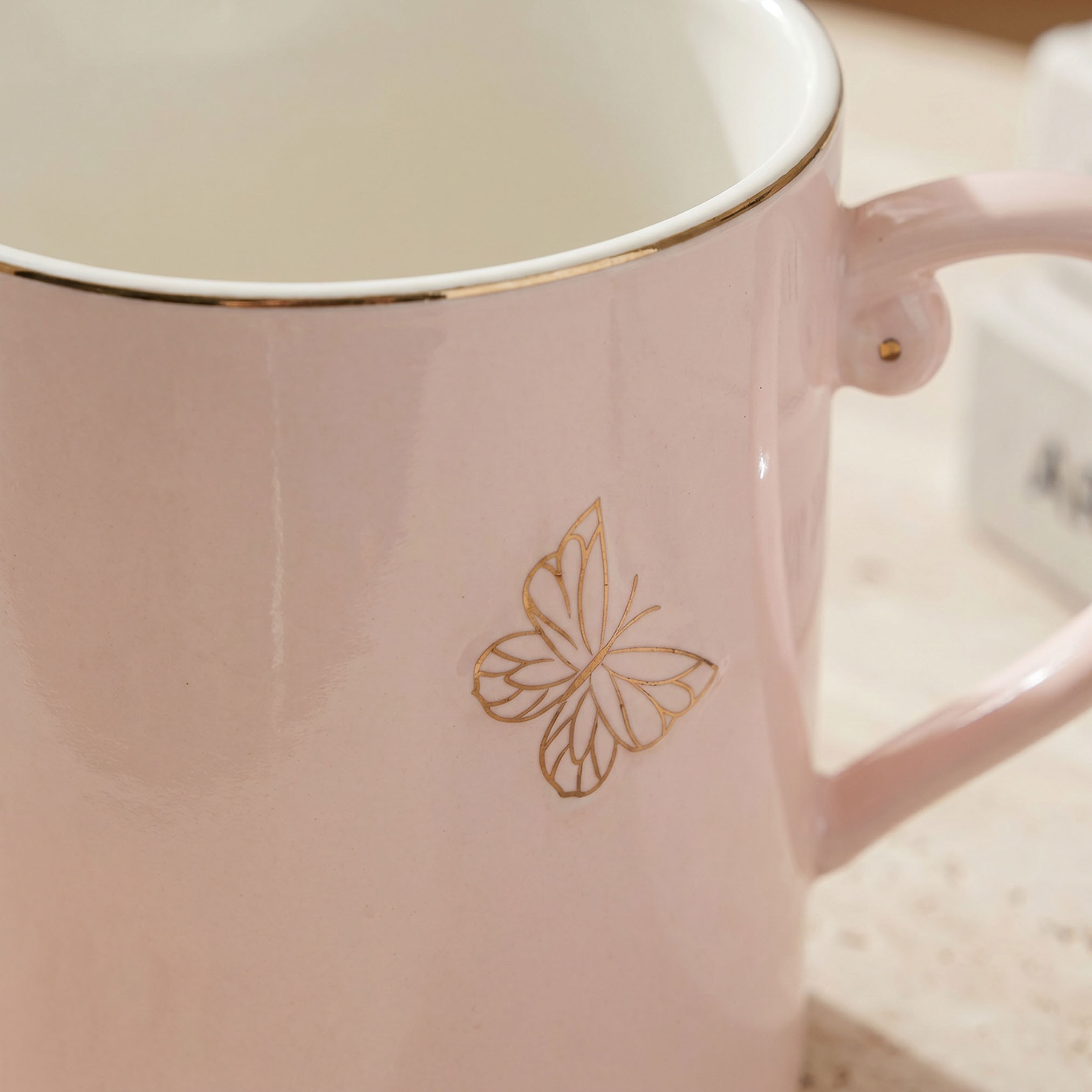 Butterfly Embossed Porcelain Mug - 330 ml-household-dining-teaandcoffee-mugsandcups-image-3