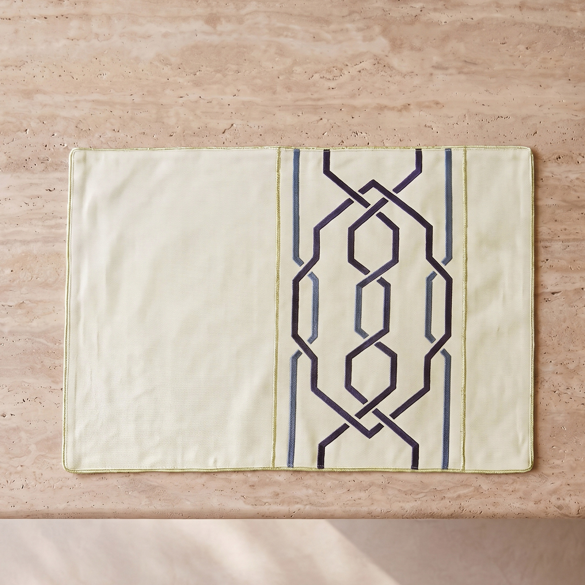 Gia Como 2-Piece Embroidered Placemat Set-household-dining-tablelinen-placemats-image-1