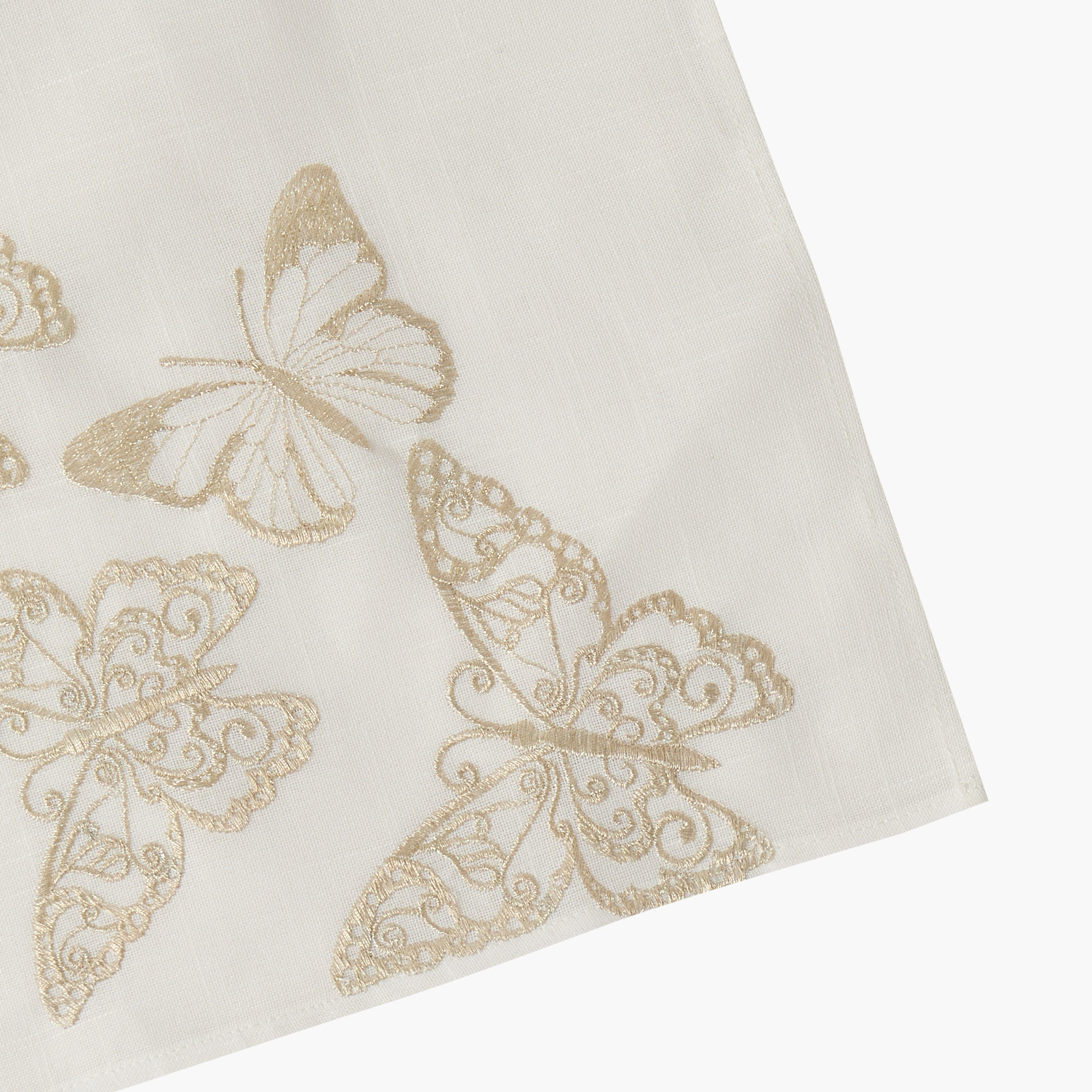 Butterfly Embroidered Table Runner - 180x33 cm-household-dining-tablelinen-runnersandtablecovers-image-3