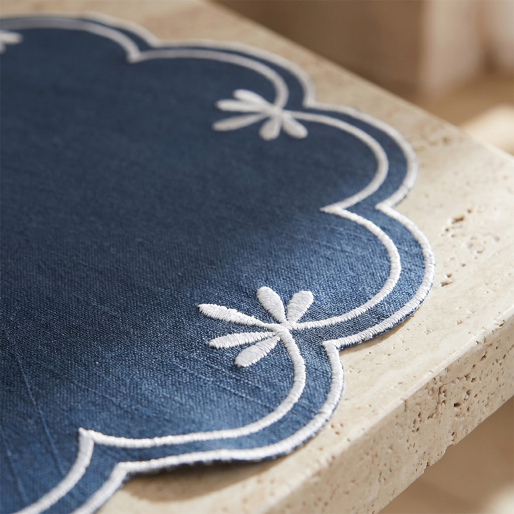 Embroidered 4-Piece Placement Set - 38 cm-household-dining-tablelinen-placemats-image-3