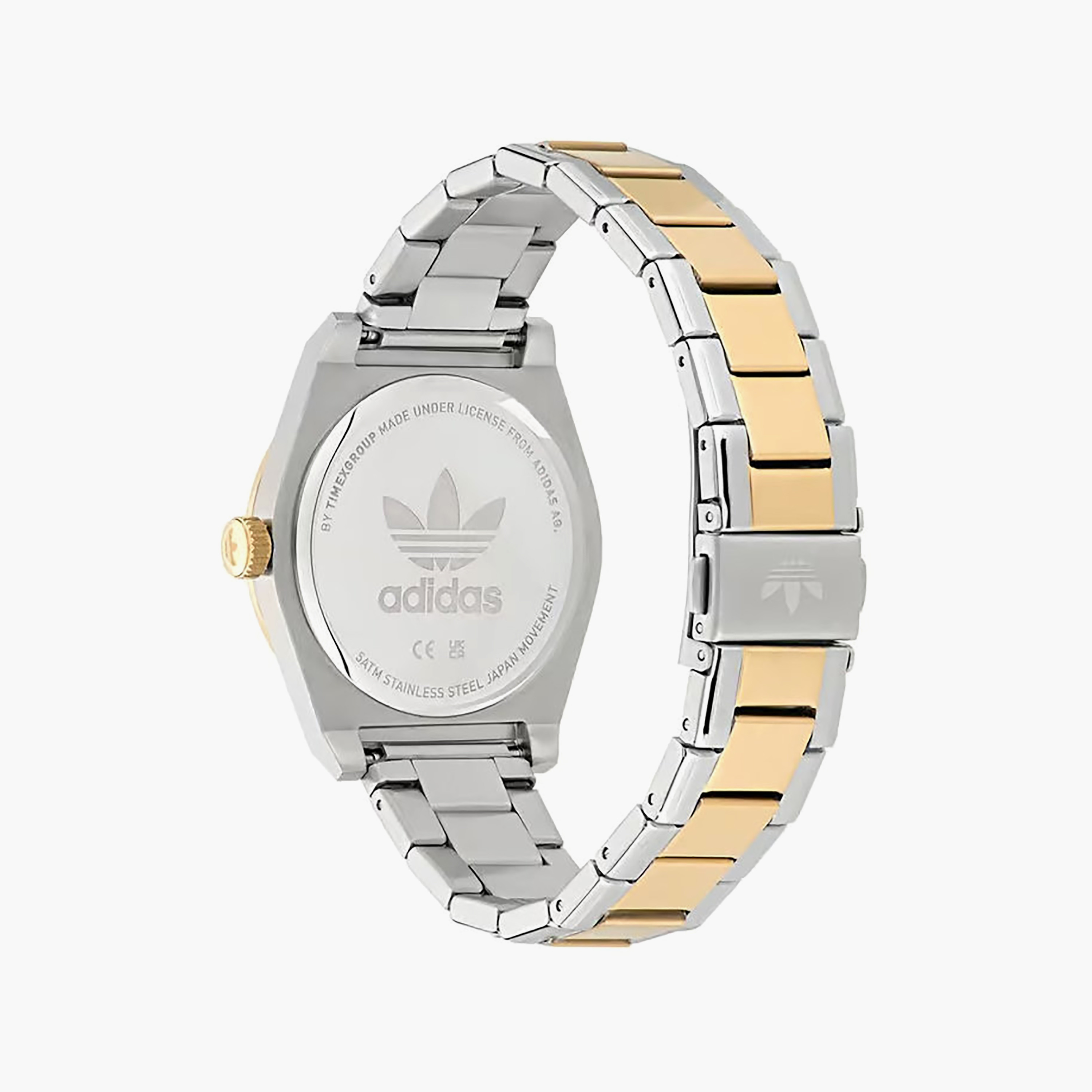 Adidas Unisex 40 MM Silver & Gold Analog Stainless Steel Watch | AOSY23542-men-watchesandjewellery-watches-image-4