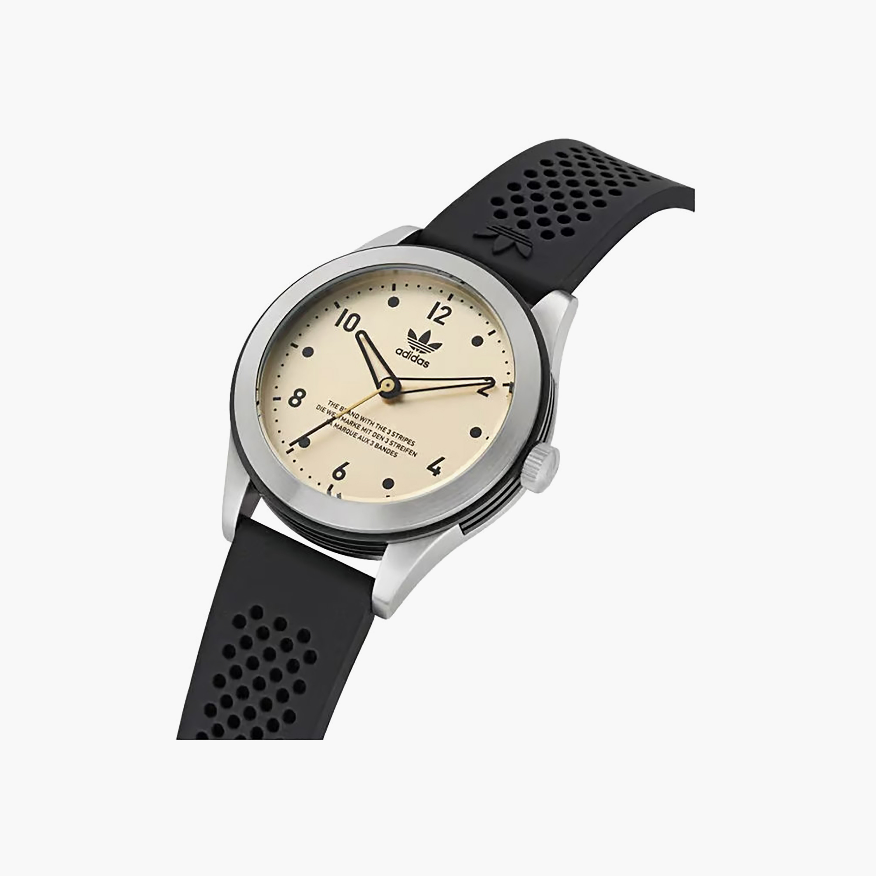 Adidas Unisex 40 MM Black Analog Silicone Watch | AOSY22515-men-watchesandjewellery-watches-image-2