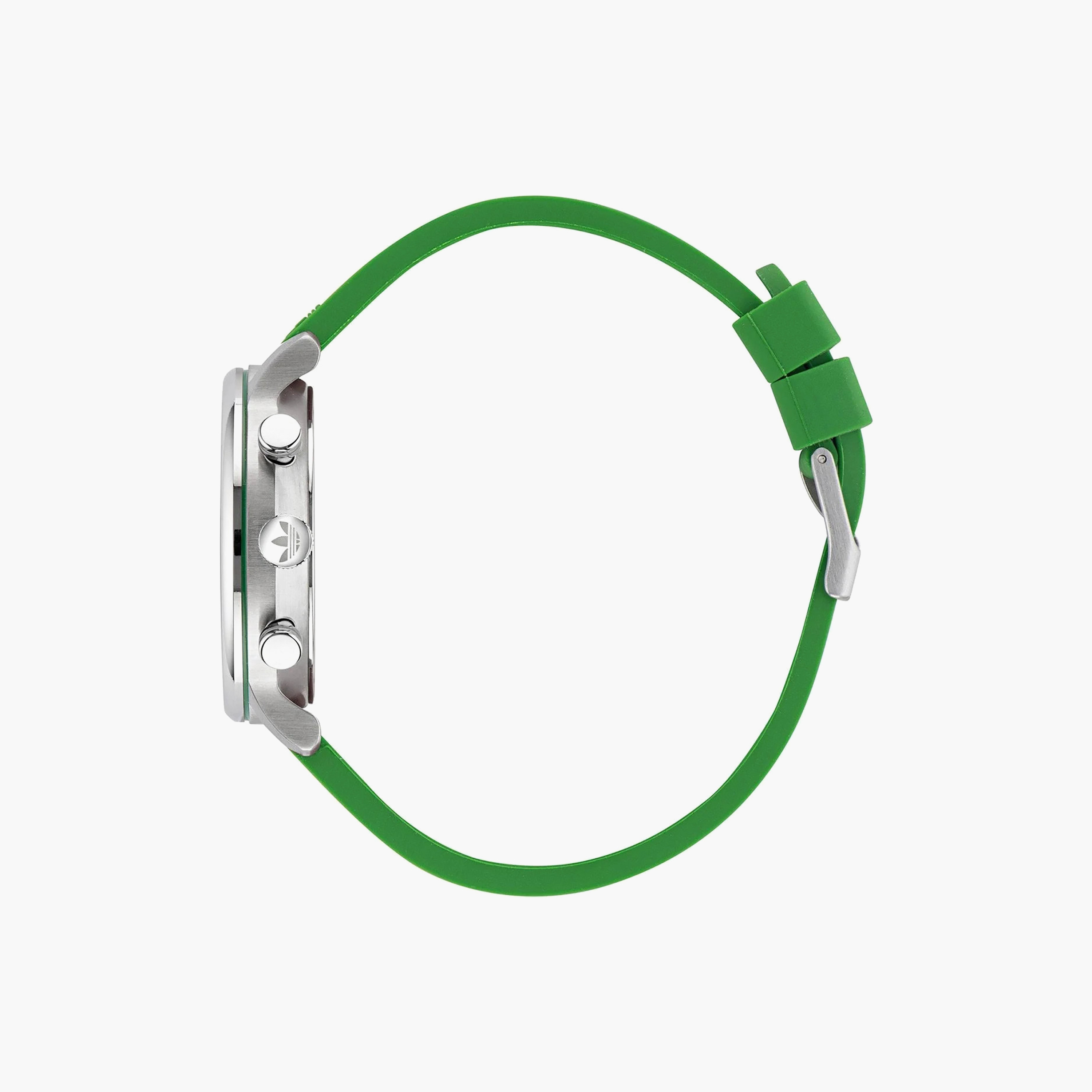 Adidas Unisex 40 MM Green Analog Silicone Watch | AOSY23020-men-watchesandjewellery-watches-image-3