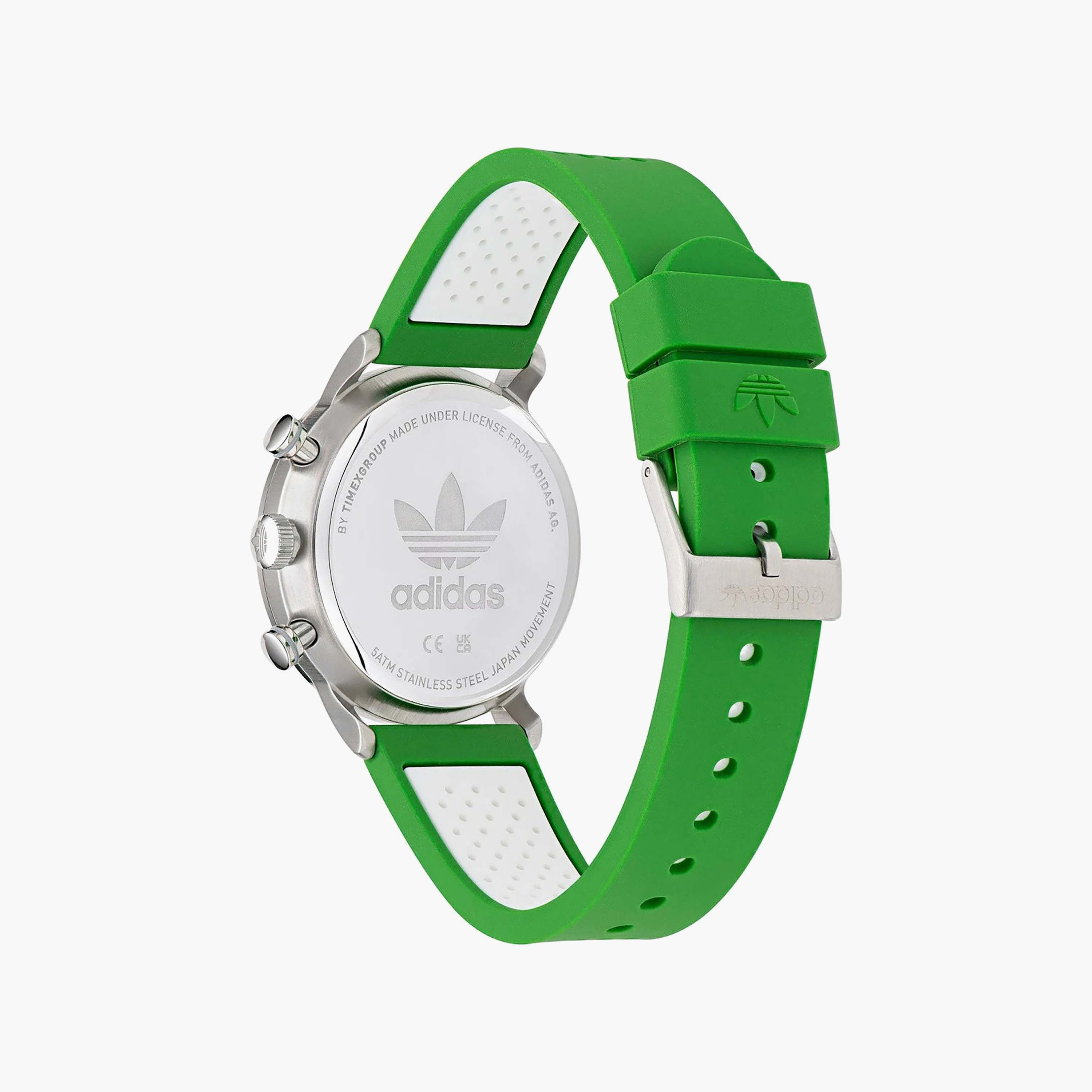 Adidas Unisex 40 MM Green Analog Silicone Watch | AOSY23020-men-watchesandjewellery-watches-image-4