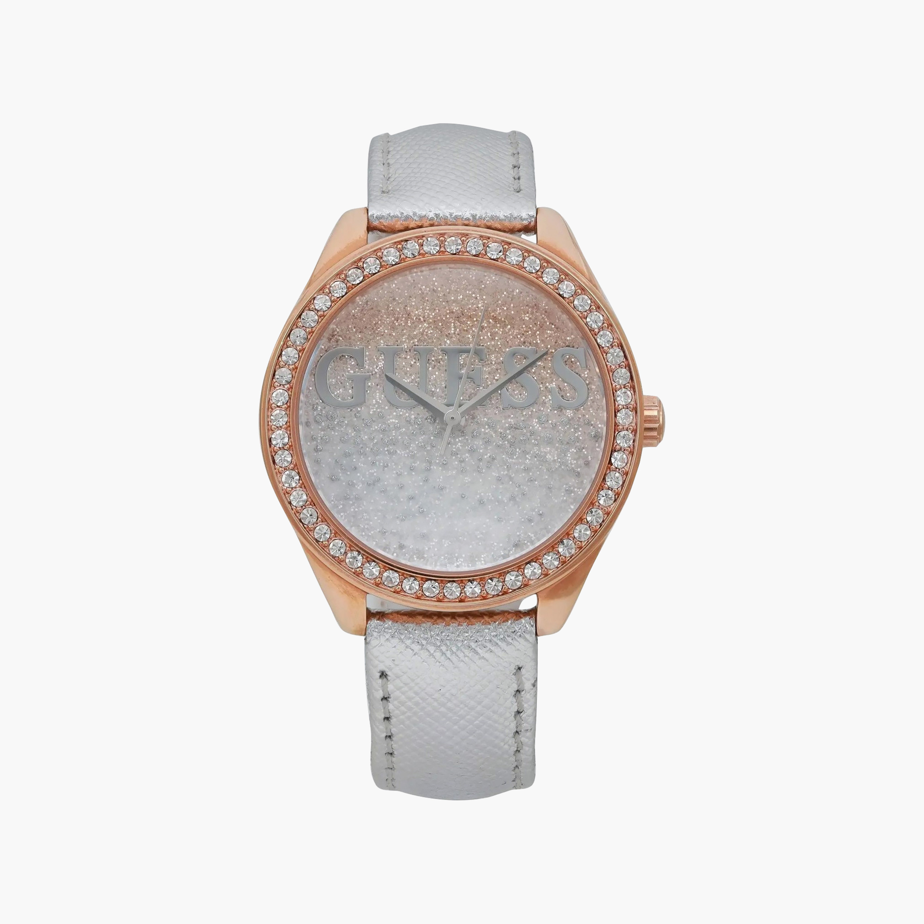 ساعة غيس نسائية سوداء تناظرية من جلد، 36 مم | W0823L7-women-watchesandjewellery-watches-image-1
