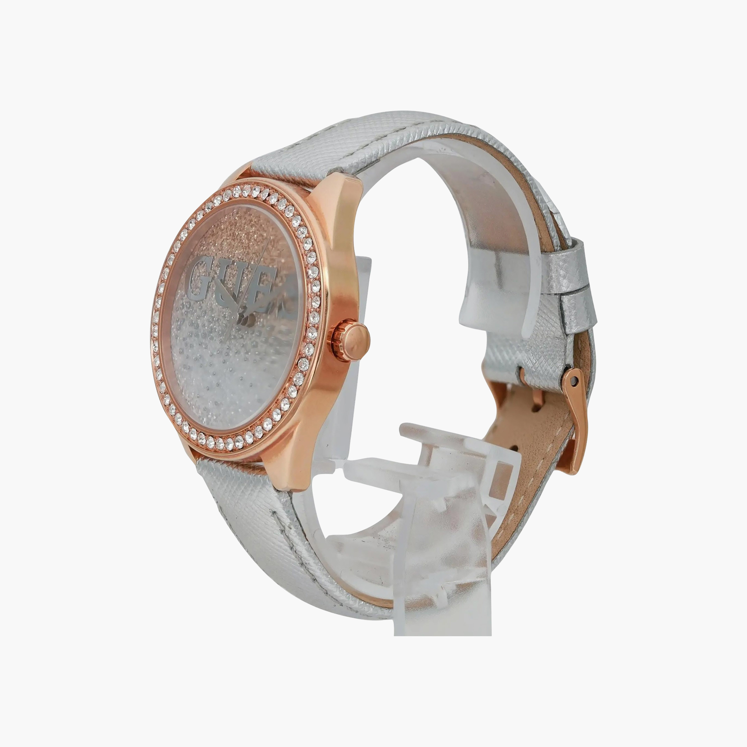 ساعة غيس نسائية سوداء تناظرية من جلد، 36 مم | W0823L7-women-watchesandjewellery-watches-image-2