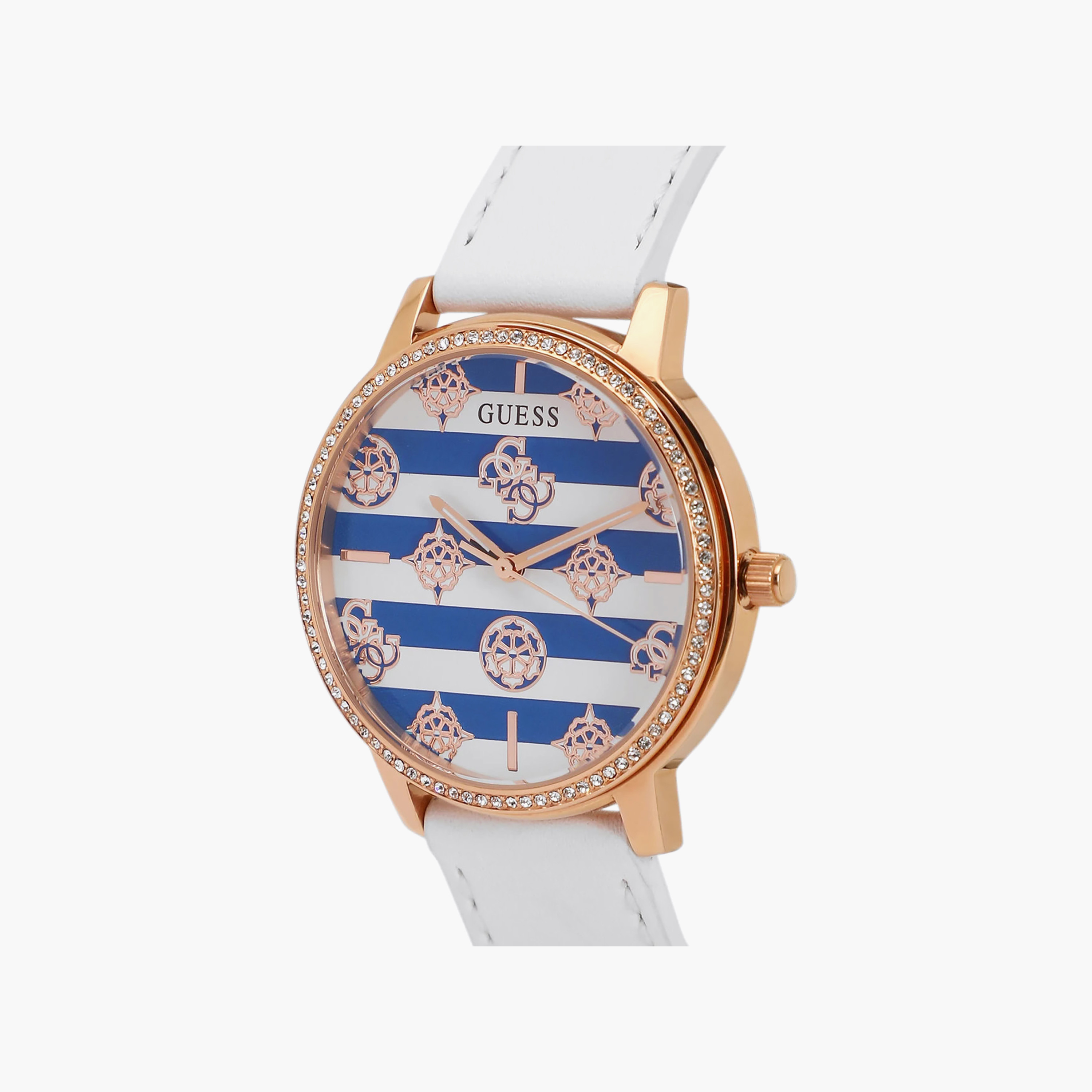 Guess Women 38 MM White Analog Silicone Watch | GW0398L2-women-watchesandjewellery-watches-image-2