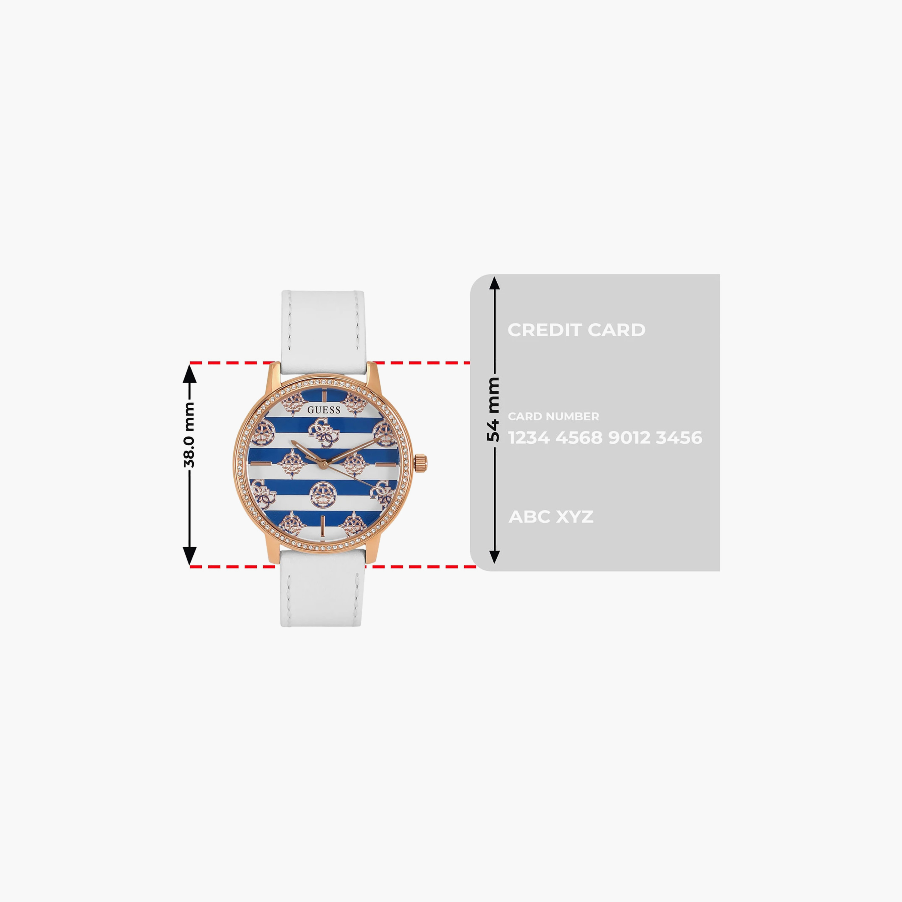 Guess Women 38 MM White Analog Silicone Watch | GW0398L2-women-watchesandjewellery-watches-image-4